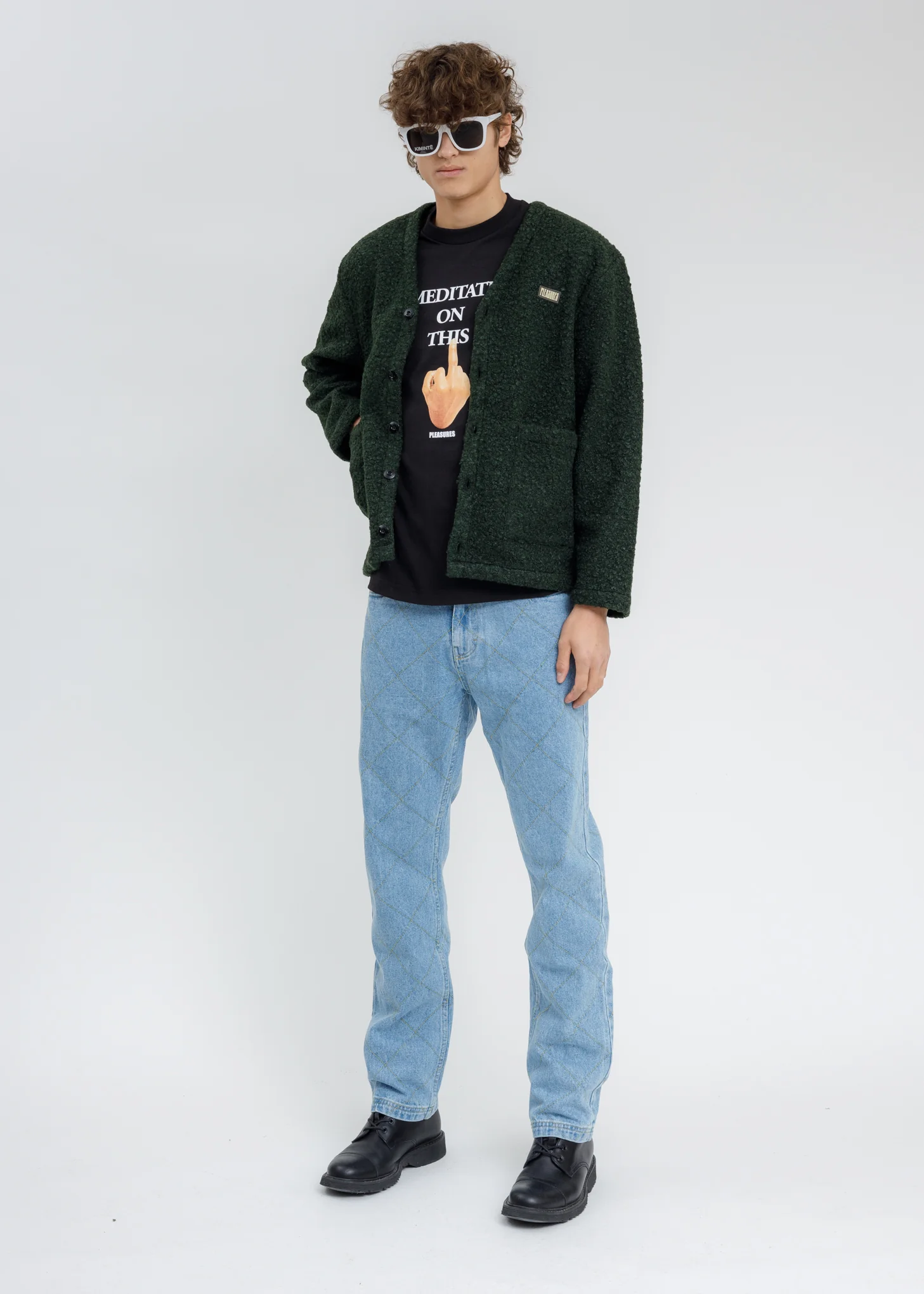 Blue Washed Feeling Denim Jeans - Image 6