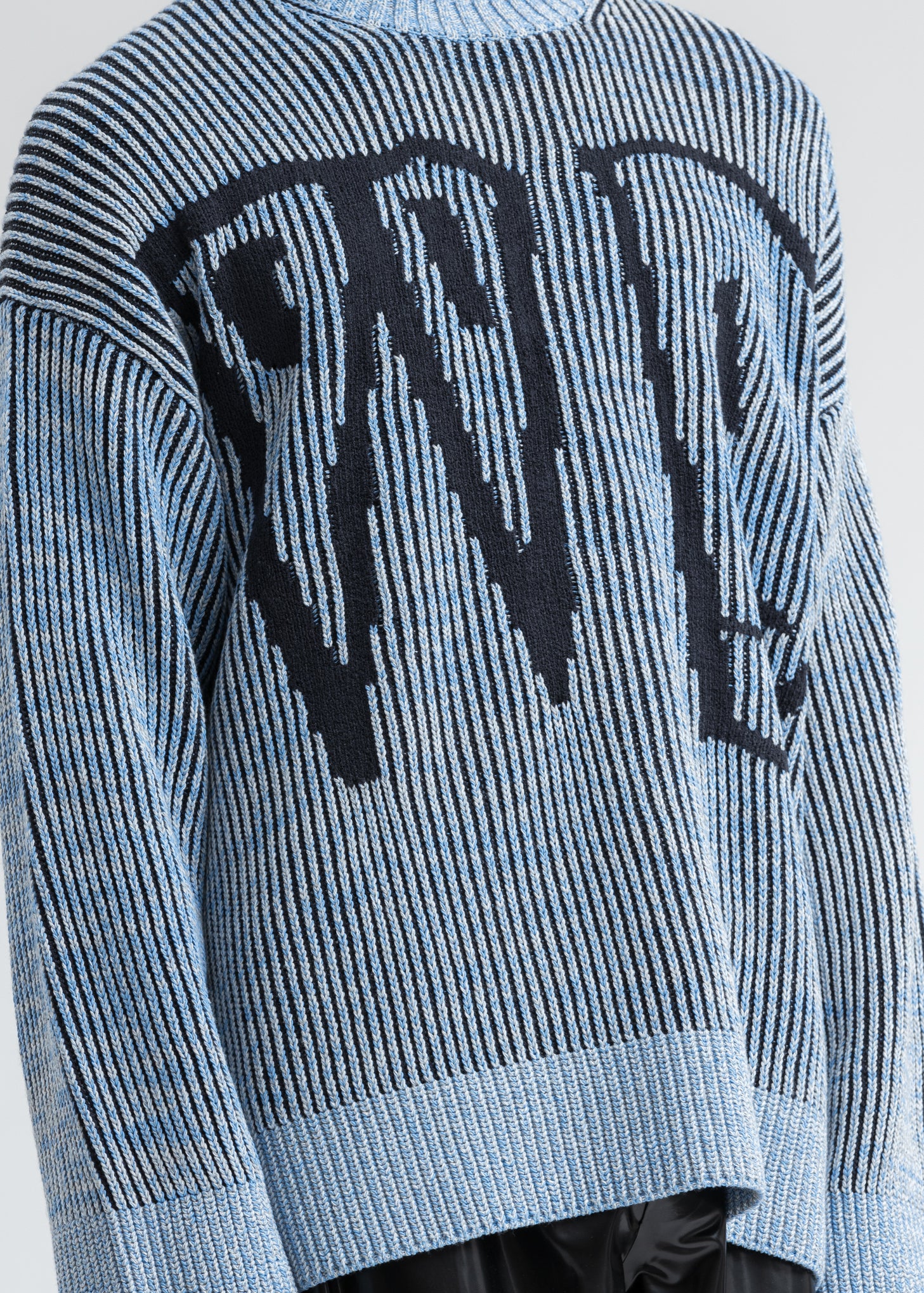 Blue WD Jacquard Sweater - Image 5