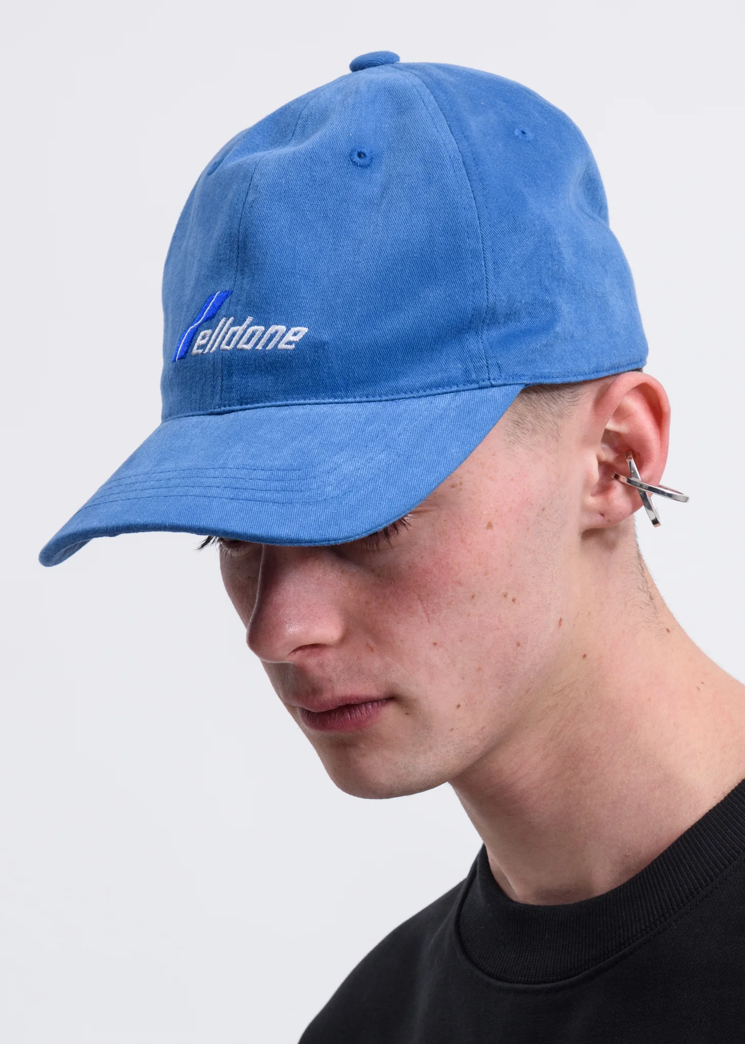 Blue WE11DONE Logo Cap