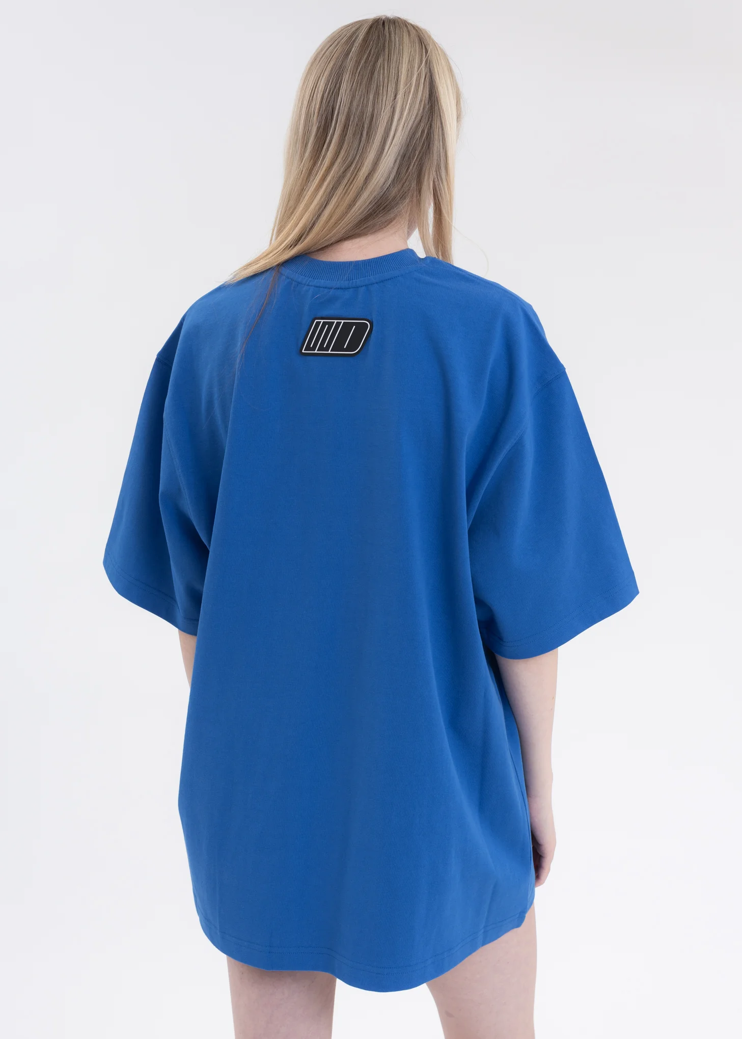 BLUE WE11DONE SMALL LOGO T-SHIRT - Image 3