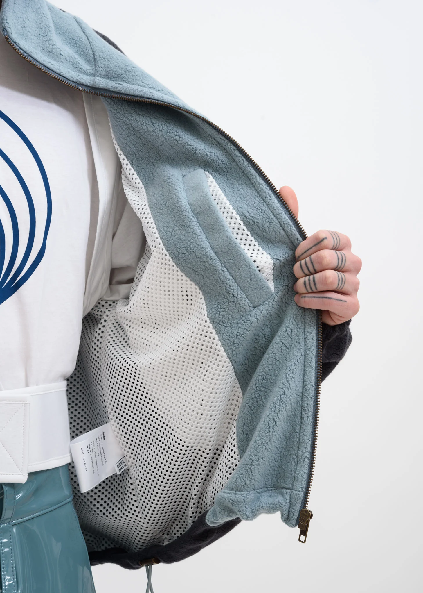 Blue Yaan Fleece Jacket - Image 7