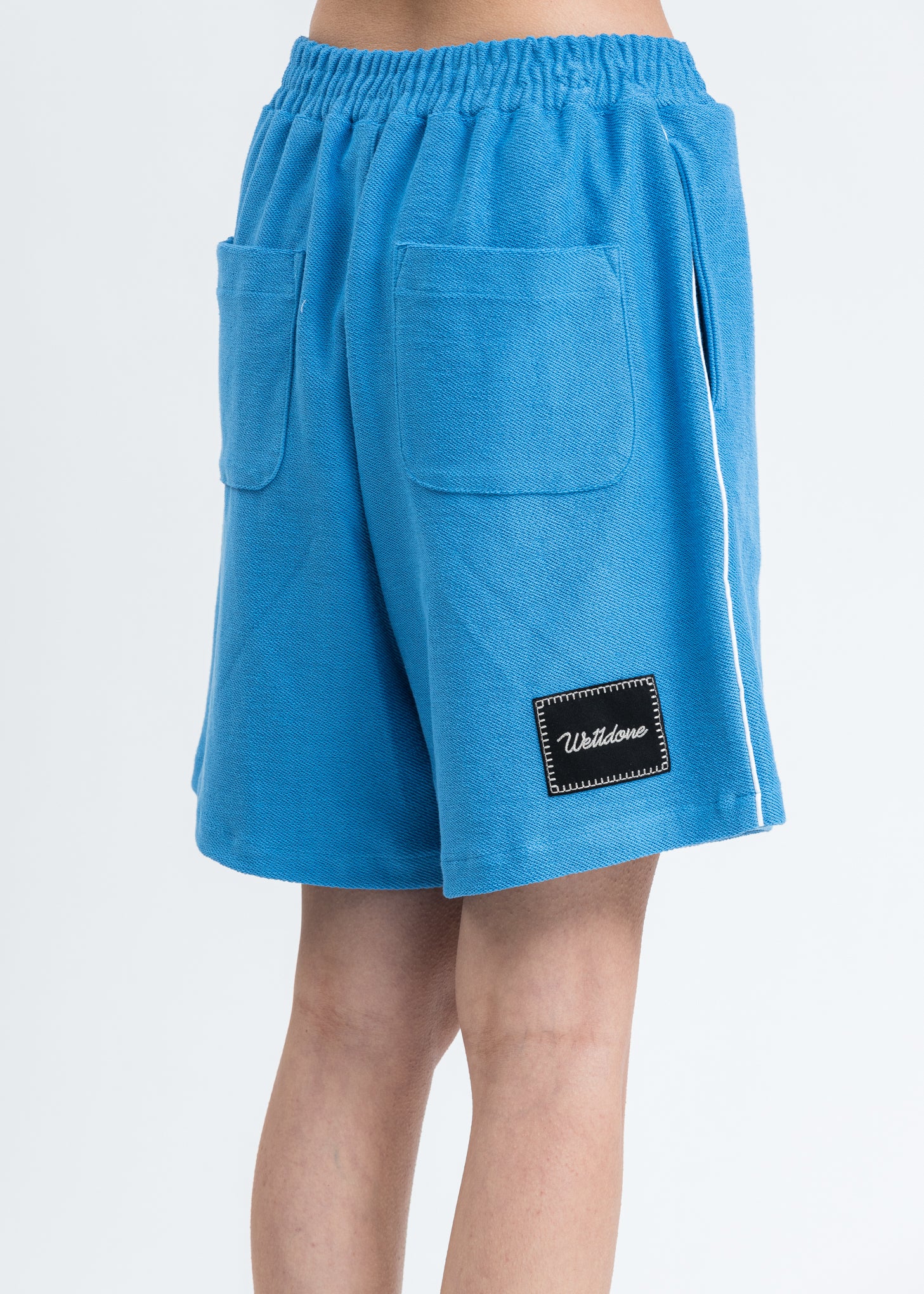 Blue Zurry Pyjama Shorts - Image 3