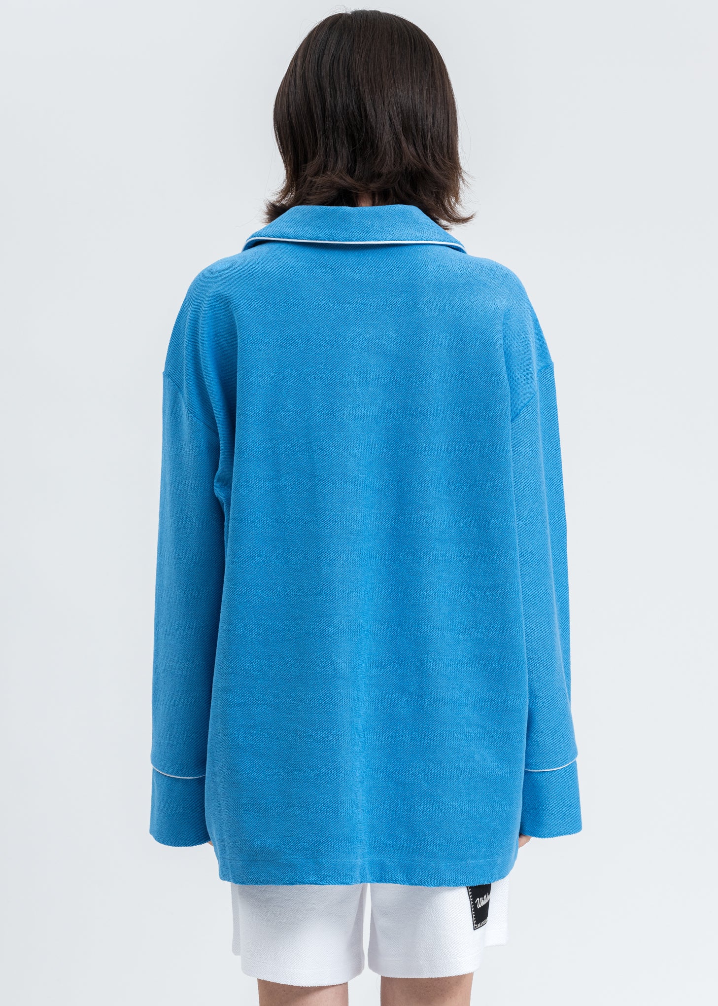 Blue Zurry Pyjama Top Long Sleeve - Image 4