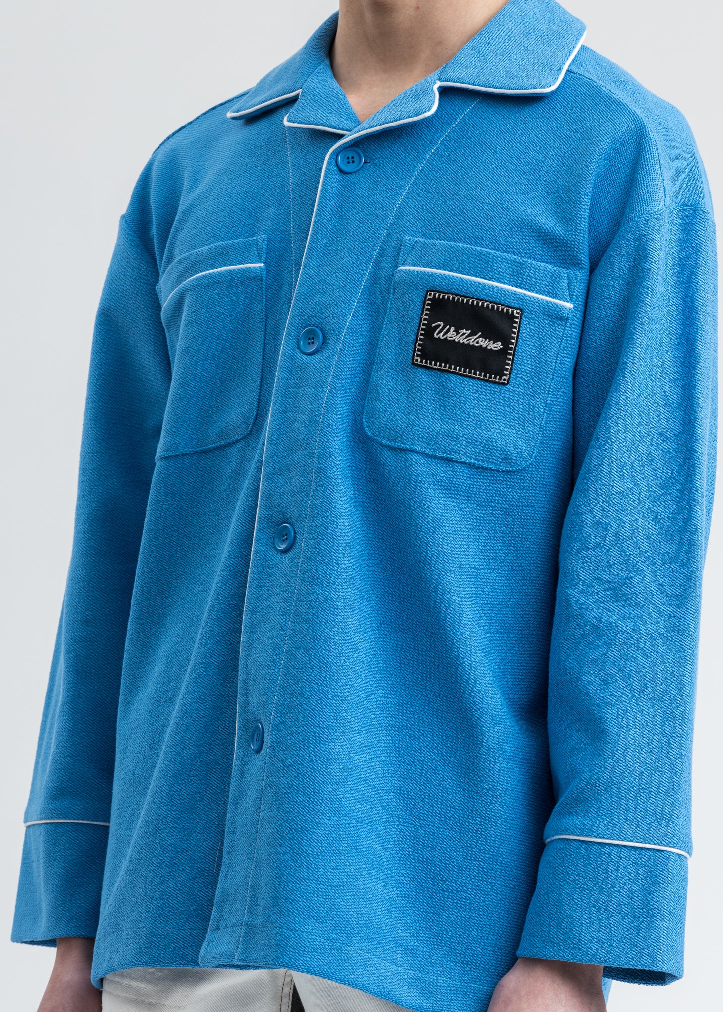 Blue Zurry Pyjama Top Long Sleeve - Image 2