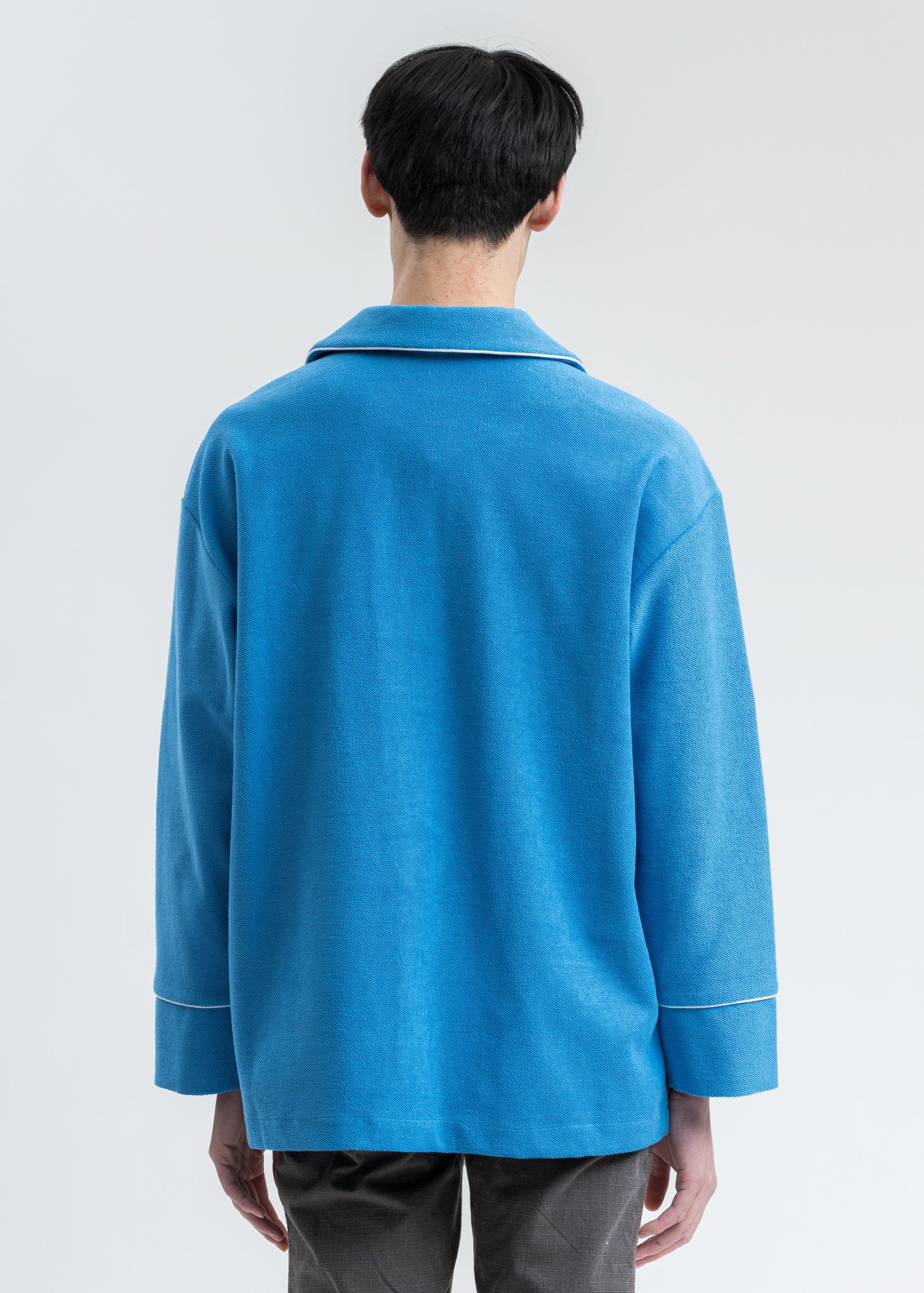 Blue Zurry Pyjama Top Long Sleeve - Image 4