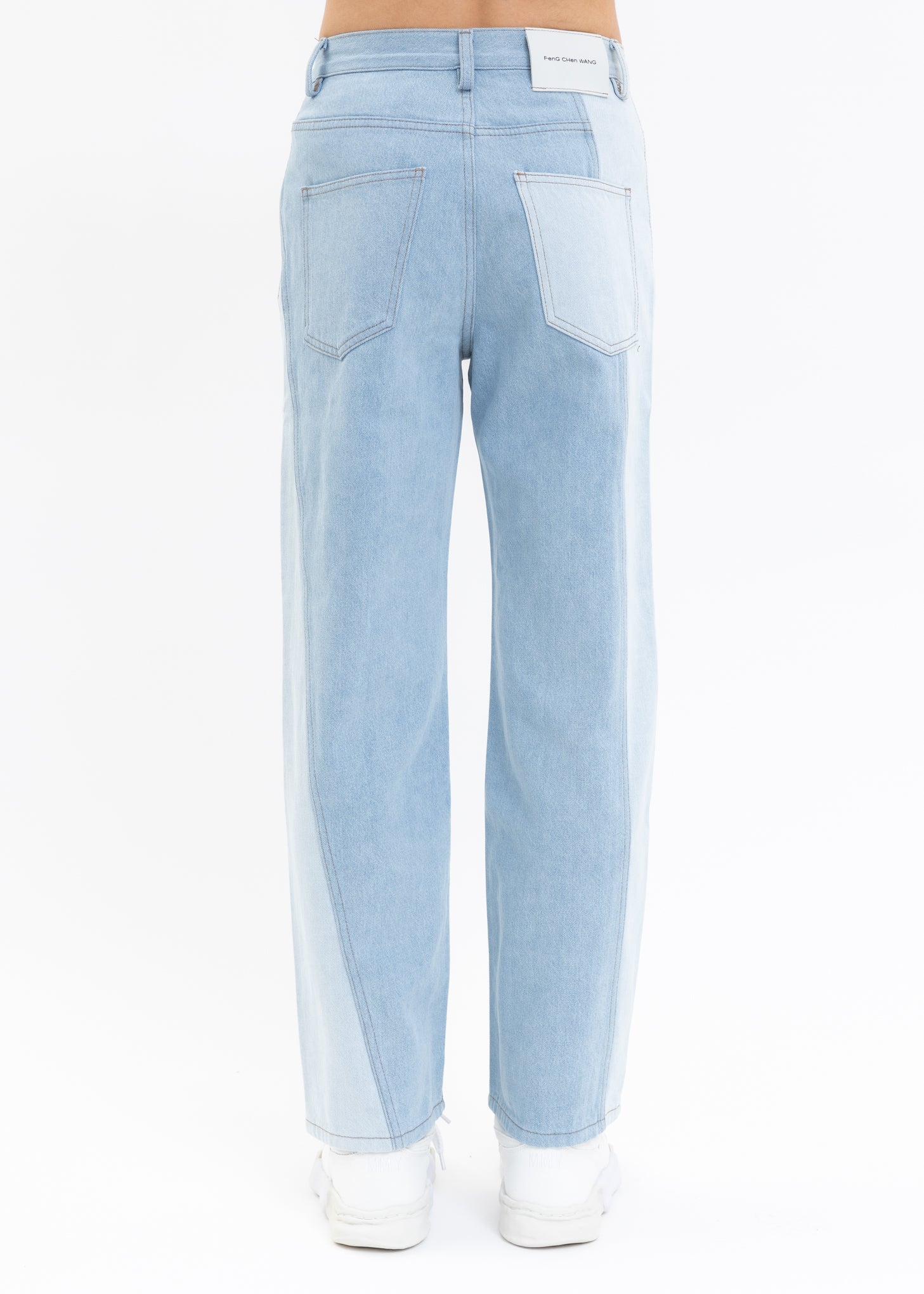 BLUE DECONSTRUCTED JEANS - Image 3