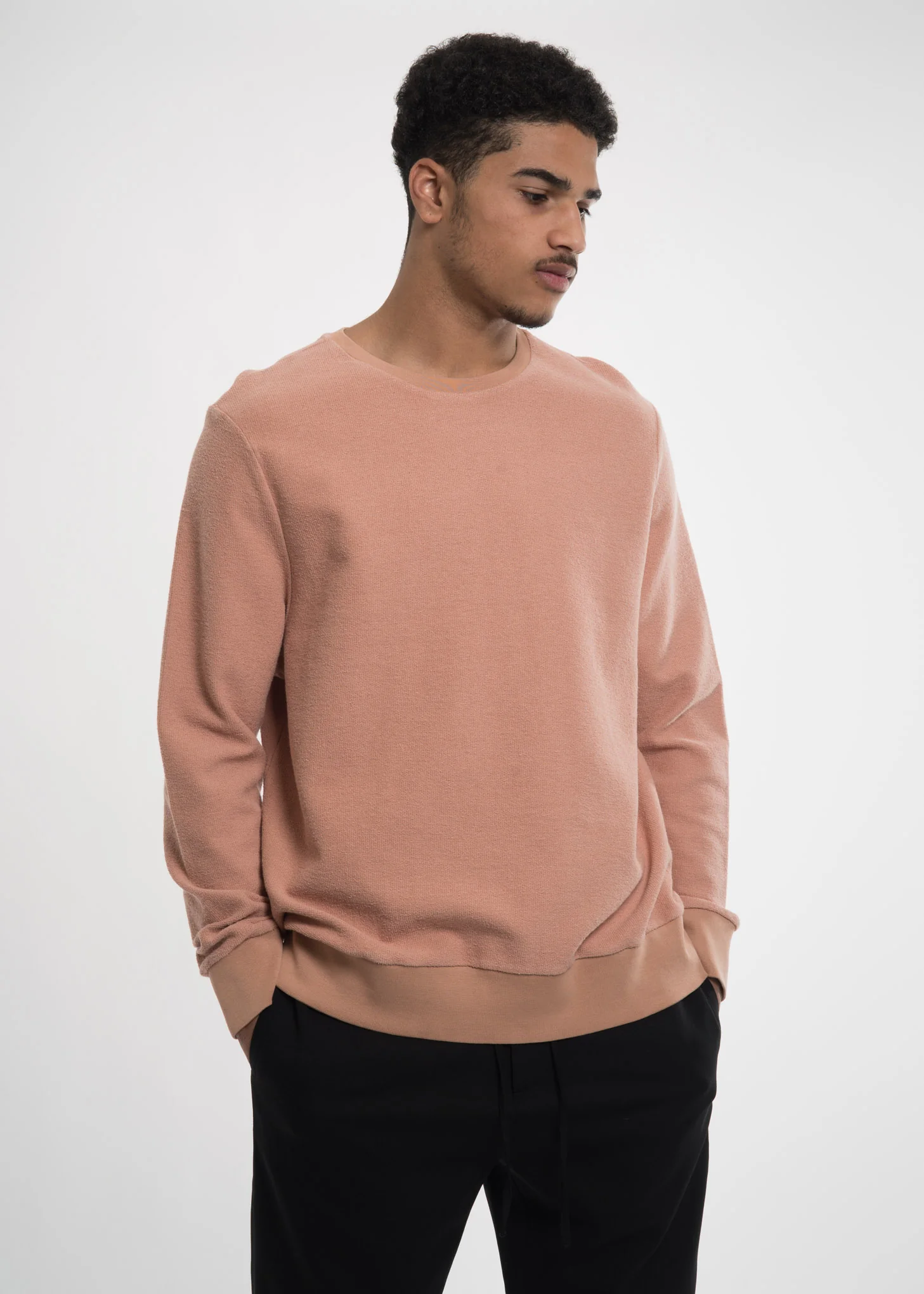 Pink Coen Reversed Sweatshirt