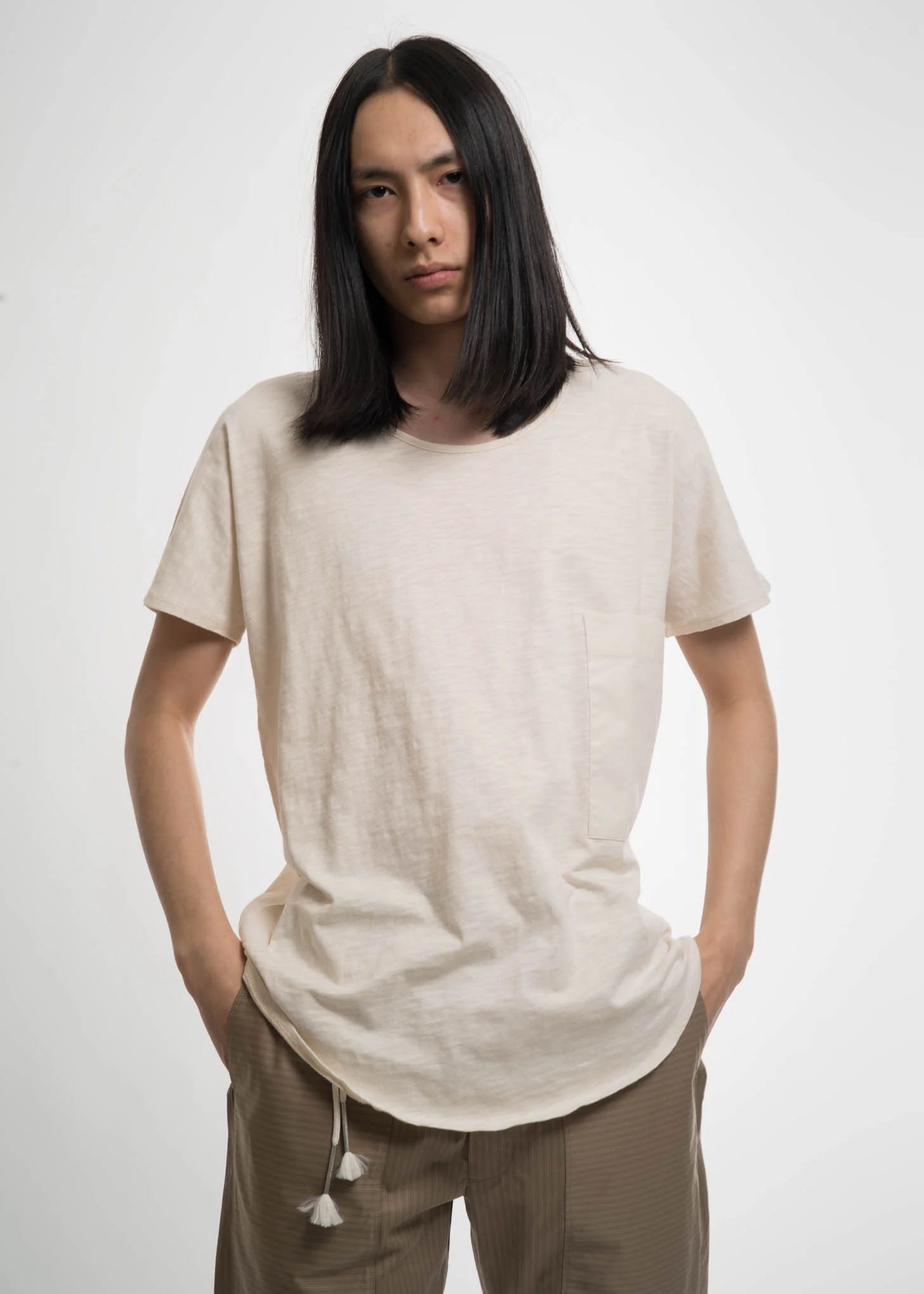Bone Kimono Scoop T-Shirt
