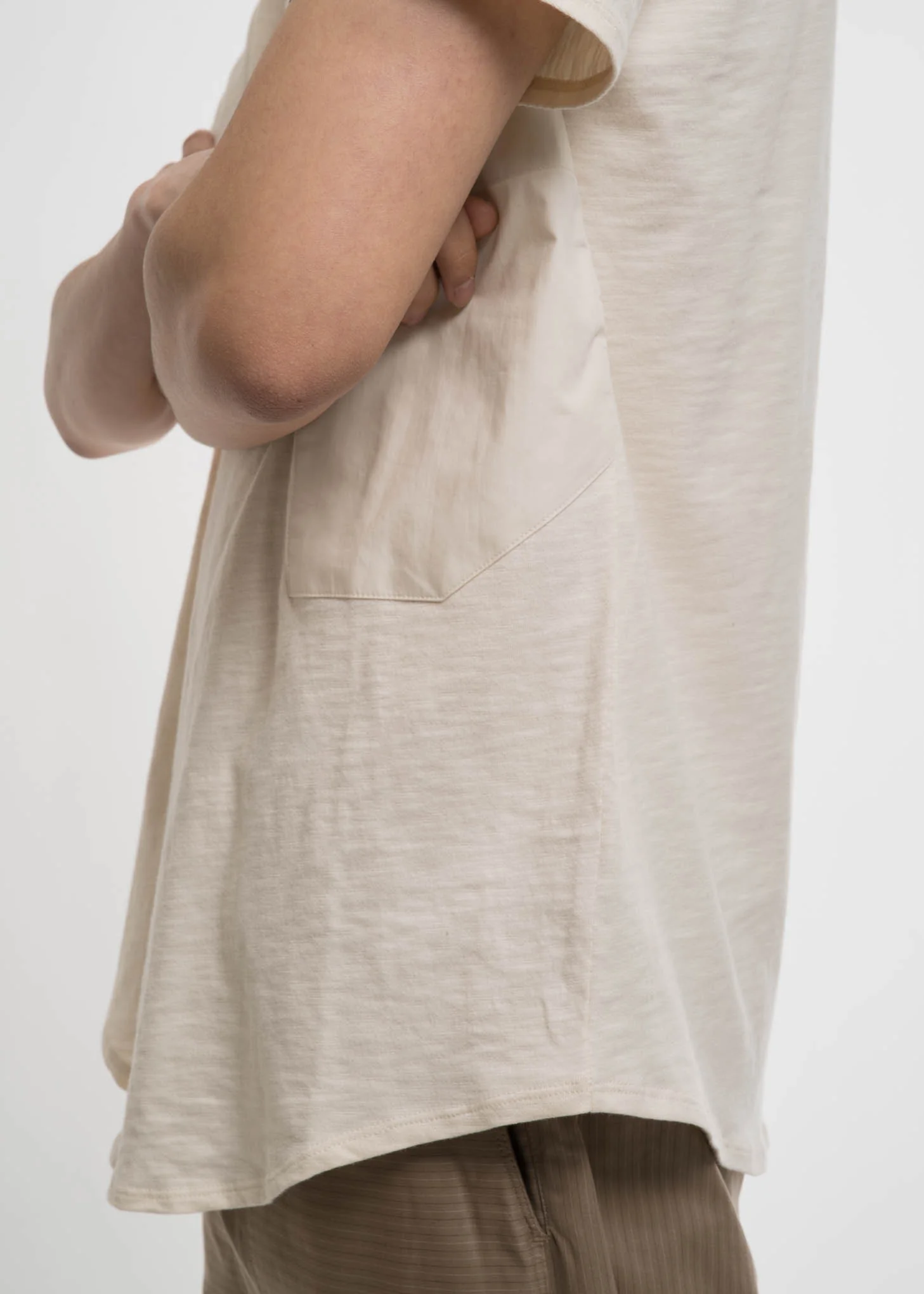Bone Kimono Scoop T-Shirt - Image 5