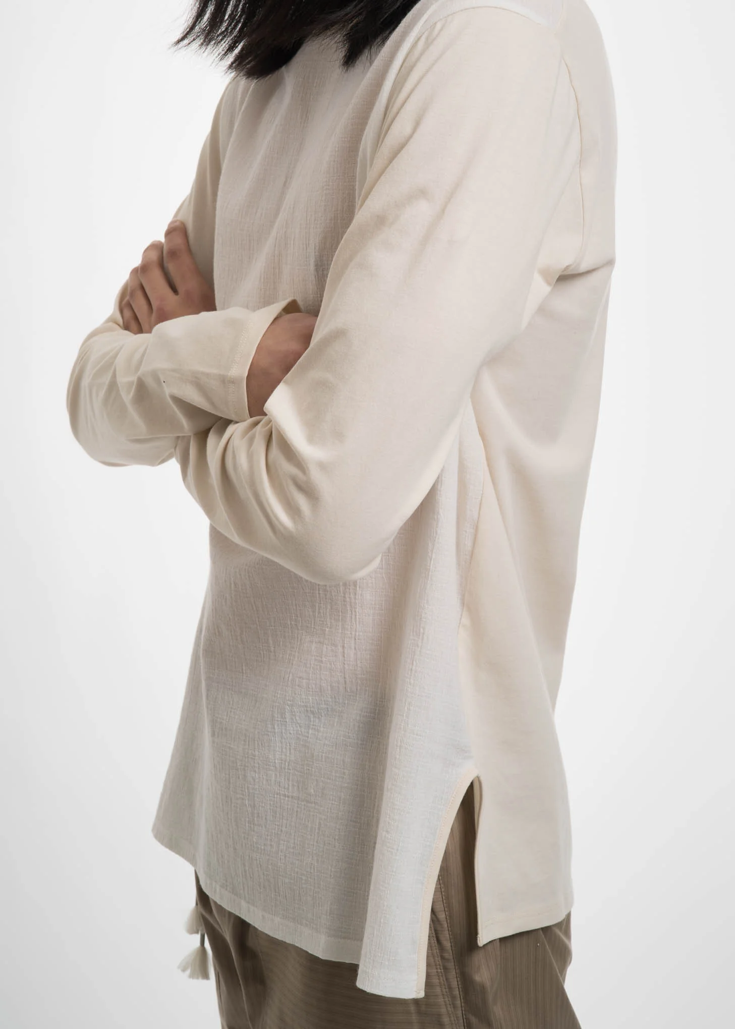 Bone Long Sleeve Combo T-Shirt - Image 3