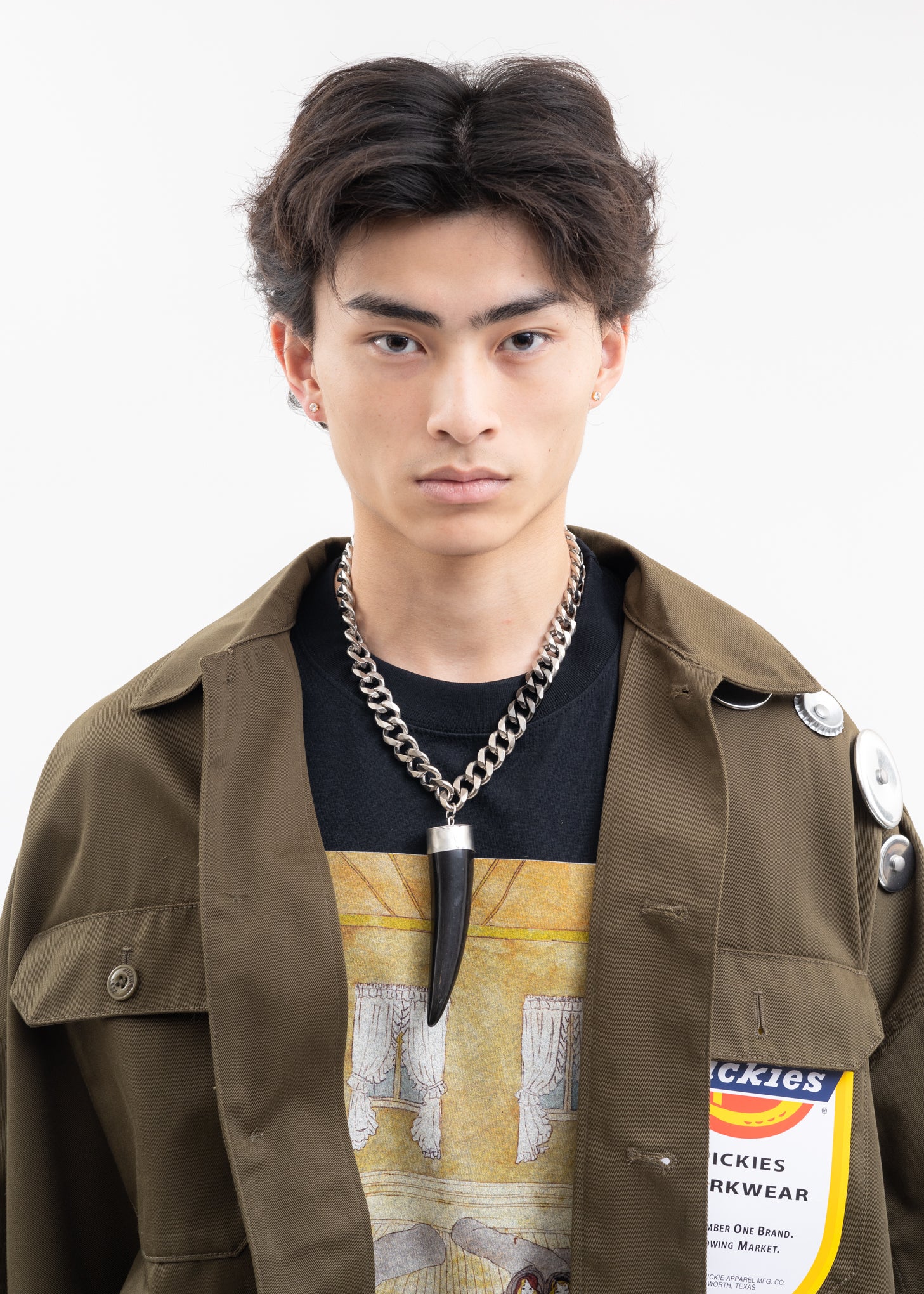 Bone Necklace KIDILL × Malcolm Guerre Collaboration - Image 2