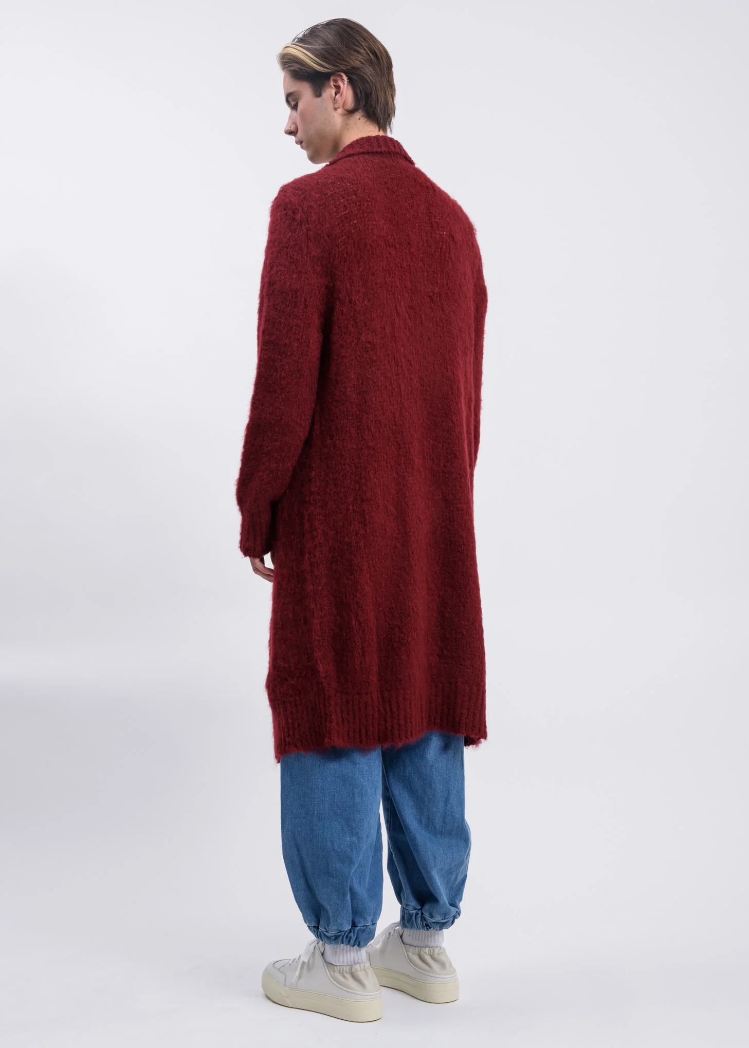 Bordeaux Knit Cardigan - Image 4