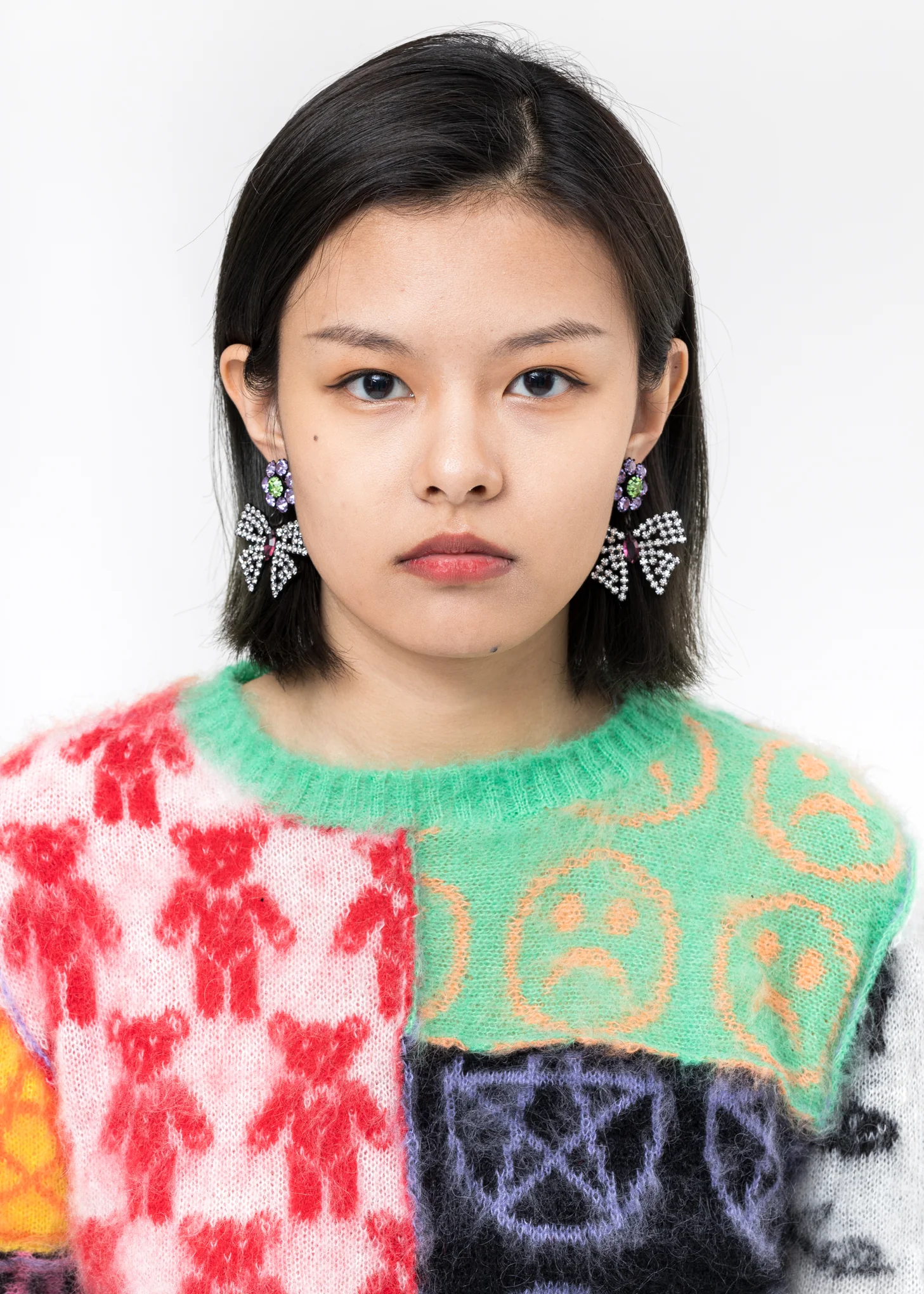 Bow Flowers Earring - Image 2