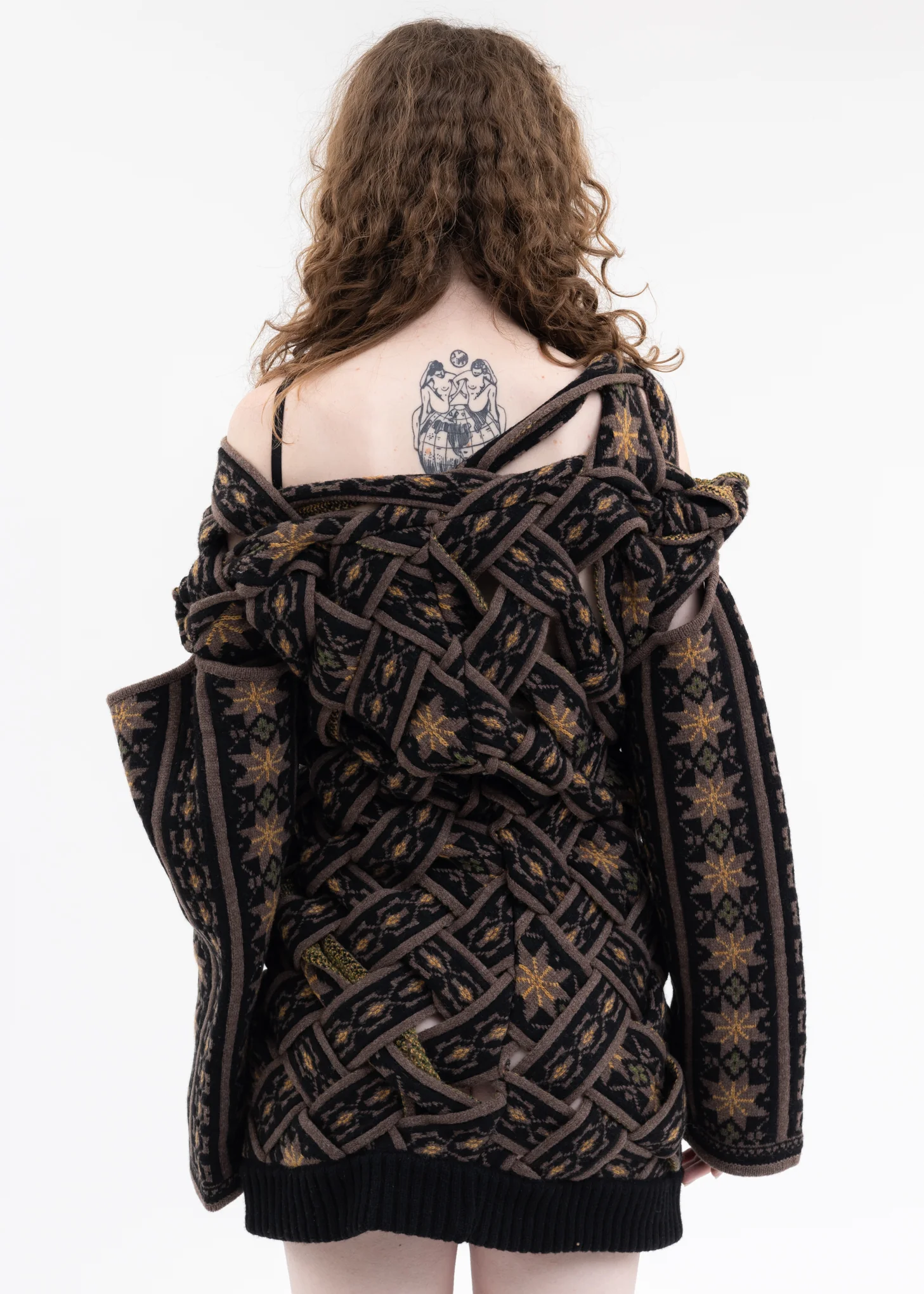 BRAIDED NORWEGIAN SWEATER - Image 2