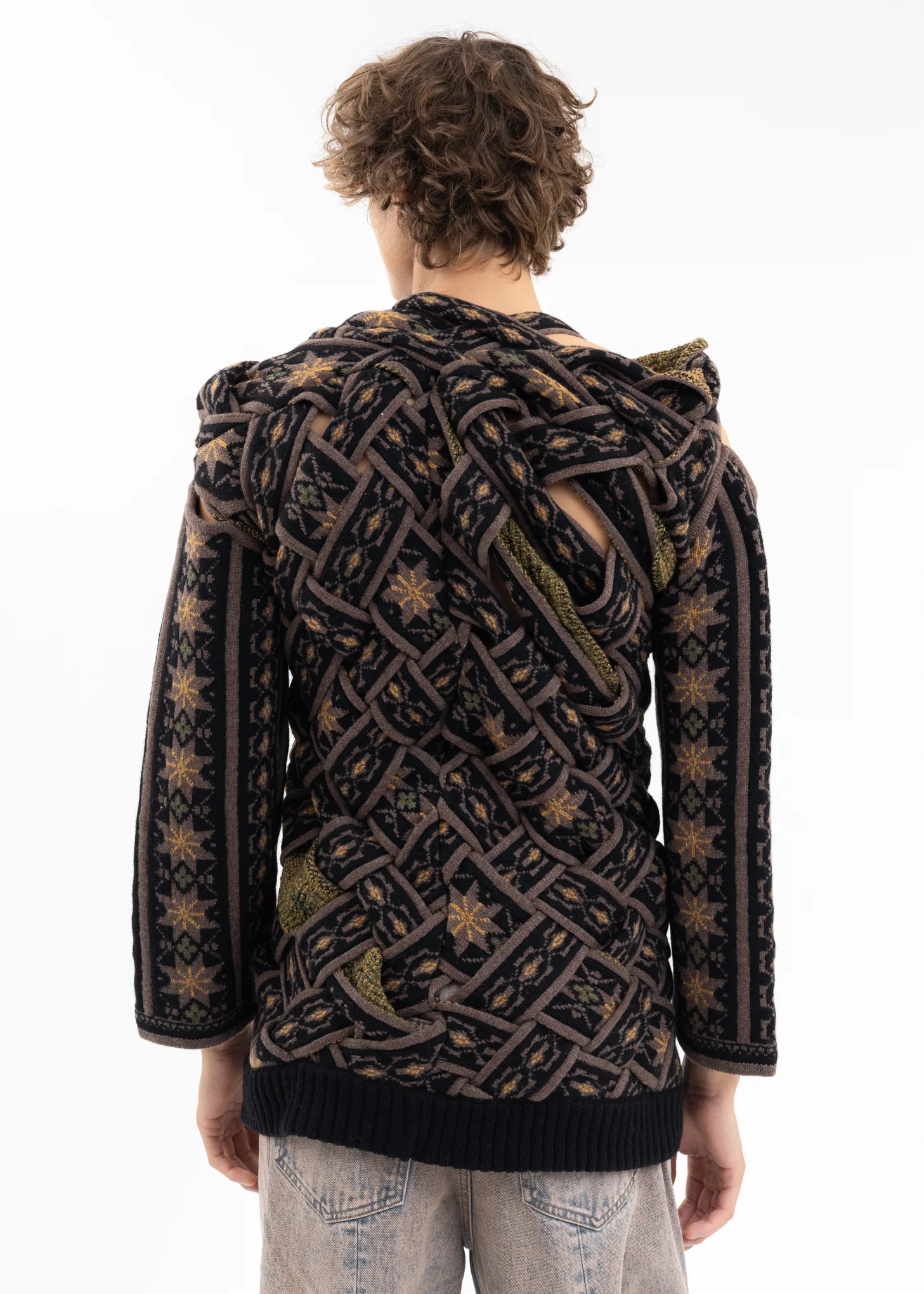 BRAIDED NORWEGIAN SWEATER - Image 2