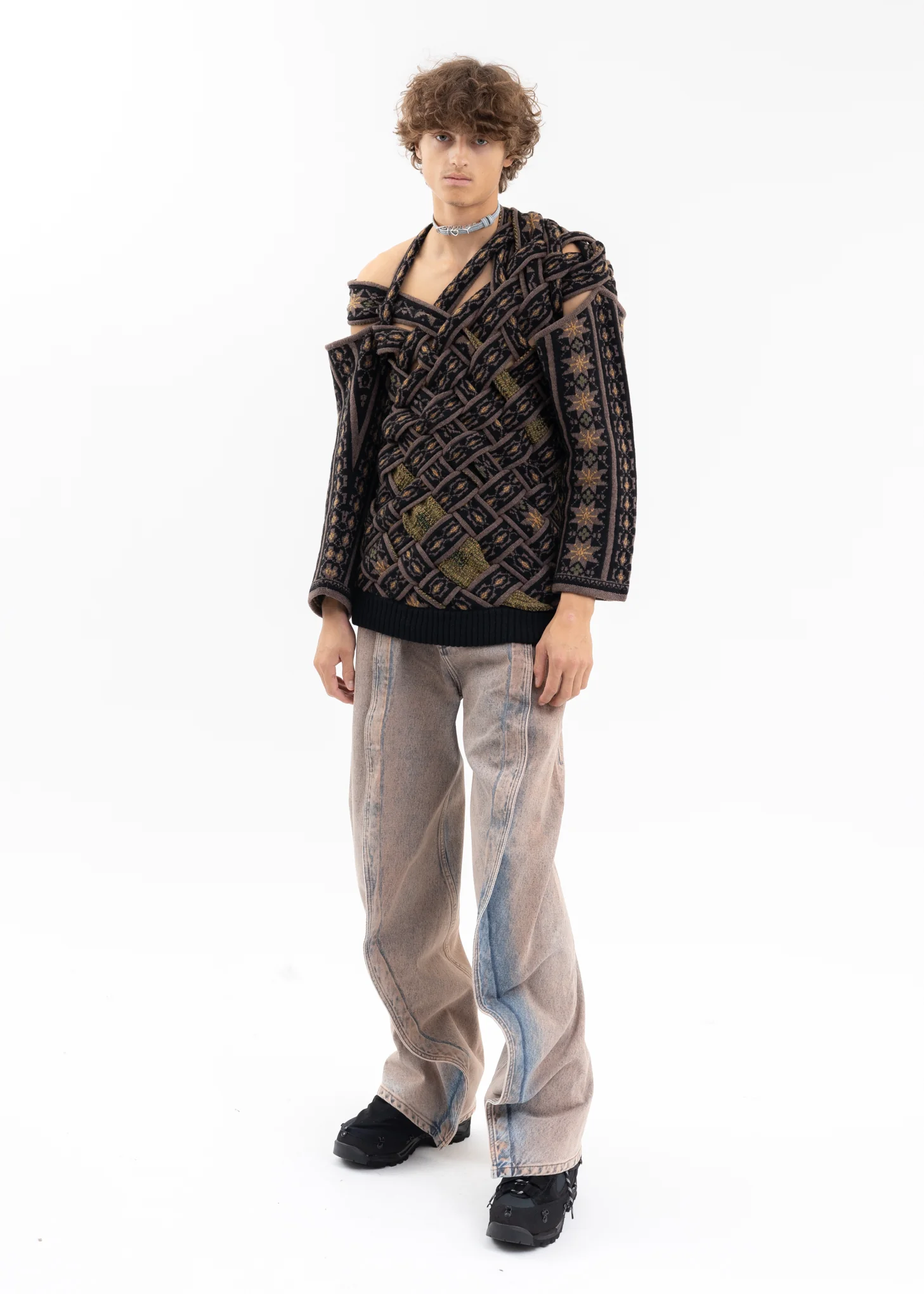 BRAIDED NORWEGIAN SWEATER - Image 6