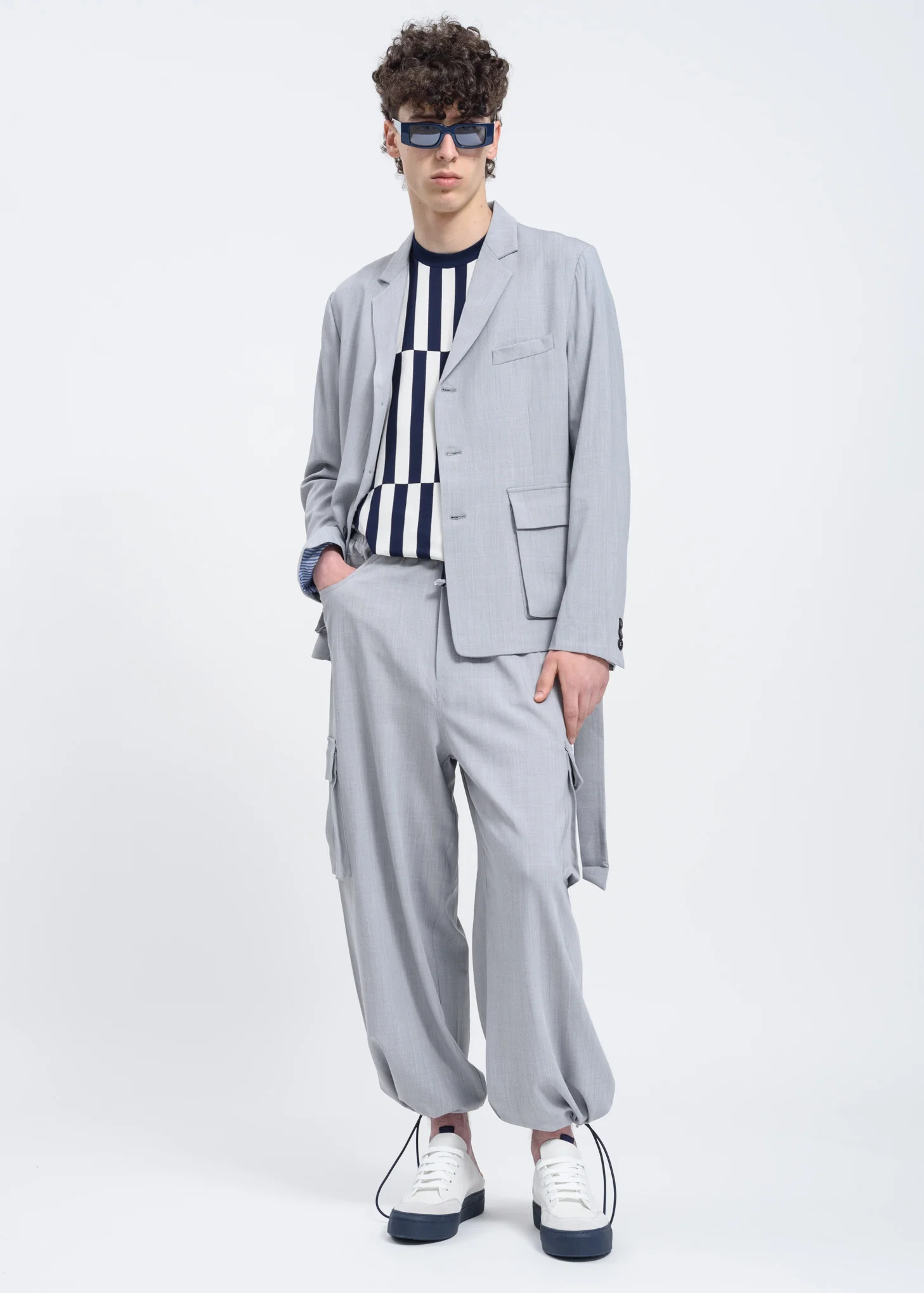 Bright Grey Classic Blazer - Image 5