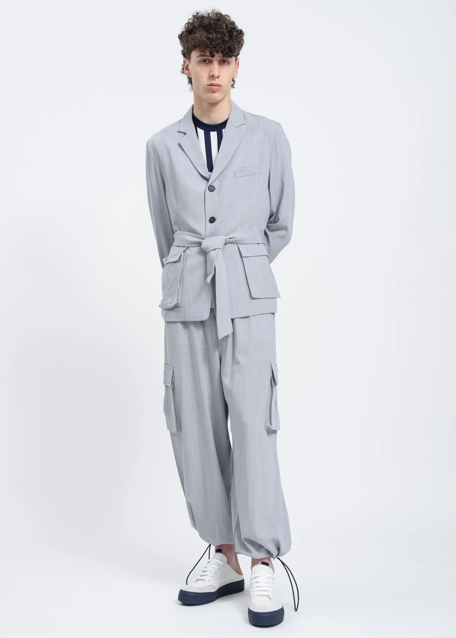 Bright Grey Classic Blazer - Image 6
