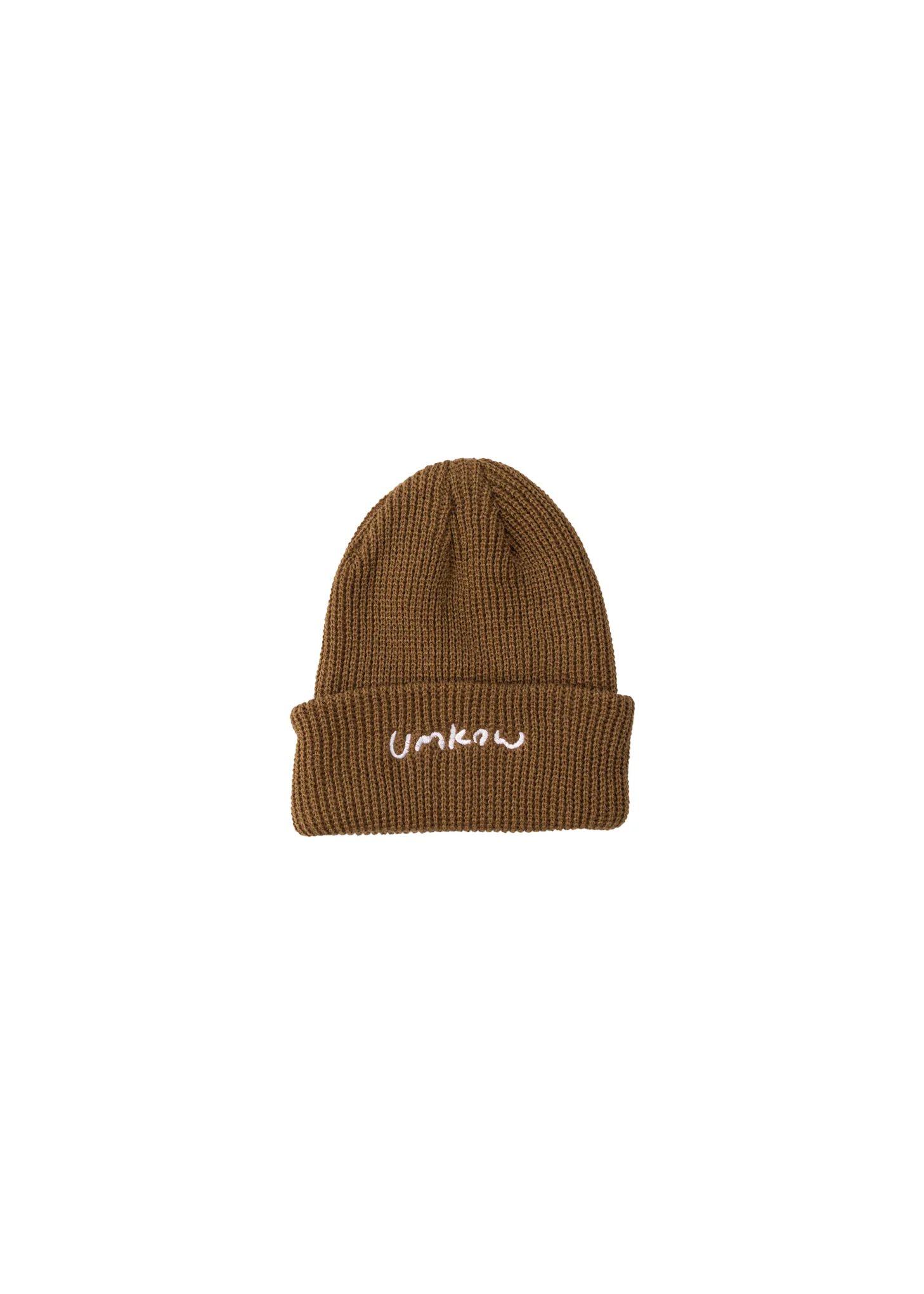 Brown Basic Logo Cuff Beanie- Preorder