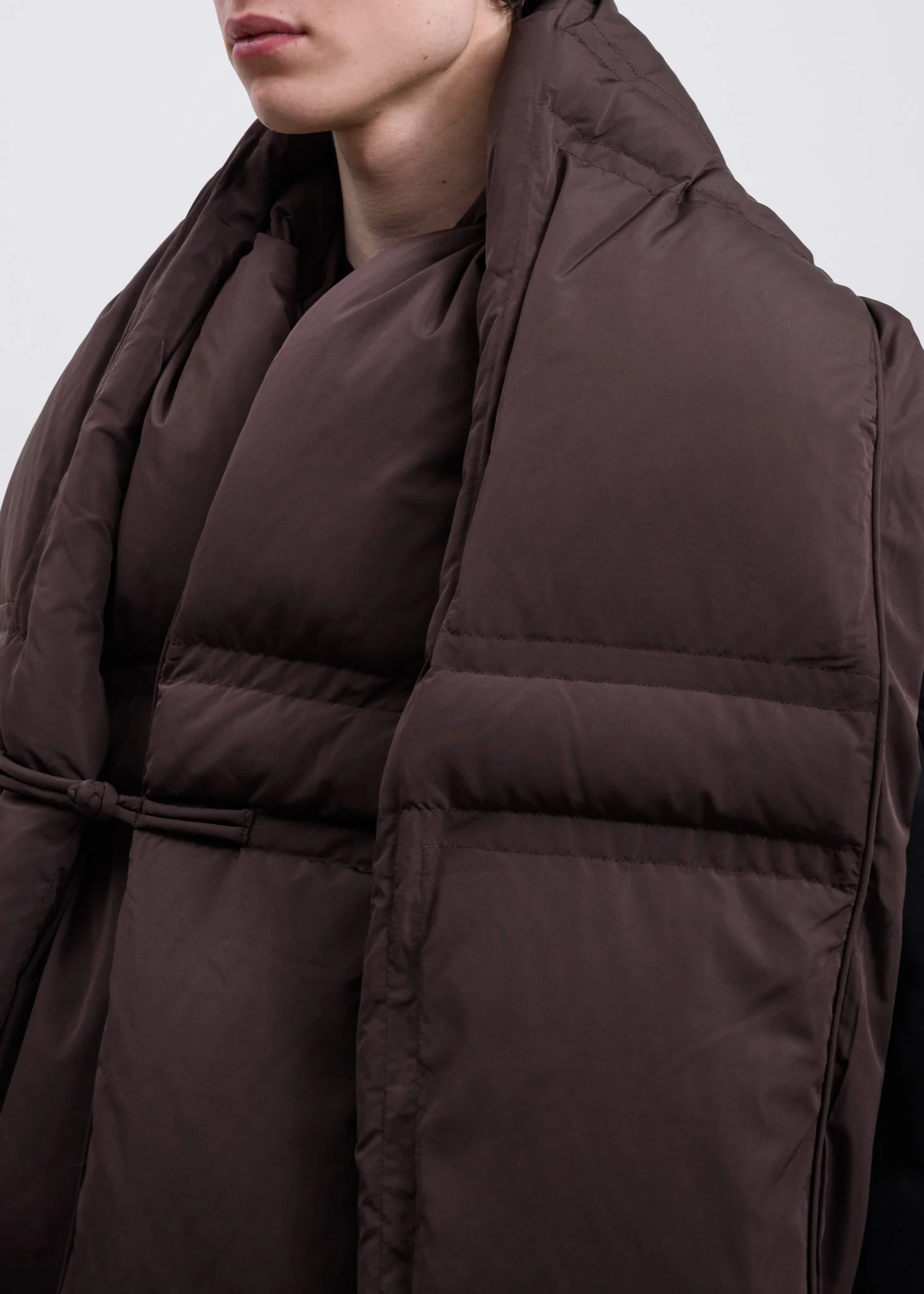 Brown Down Scarf - Image 2