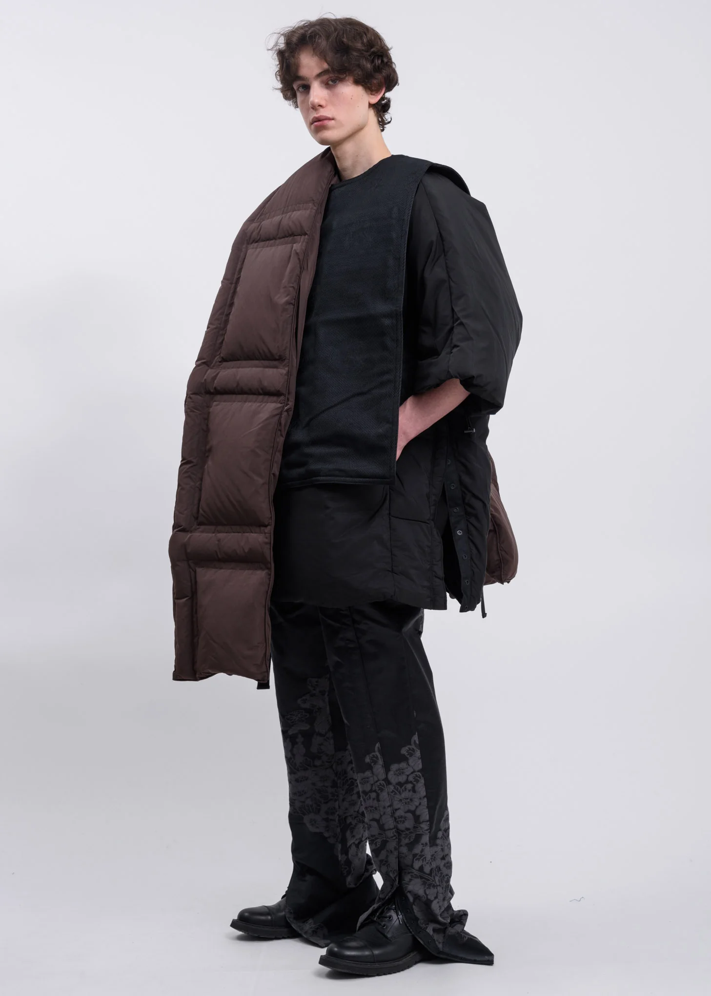 Brown Down Scarf - Image 5