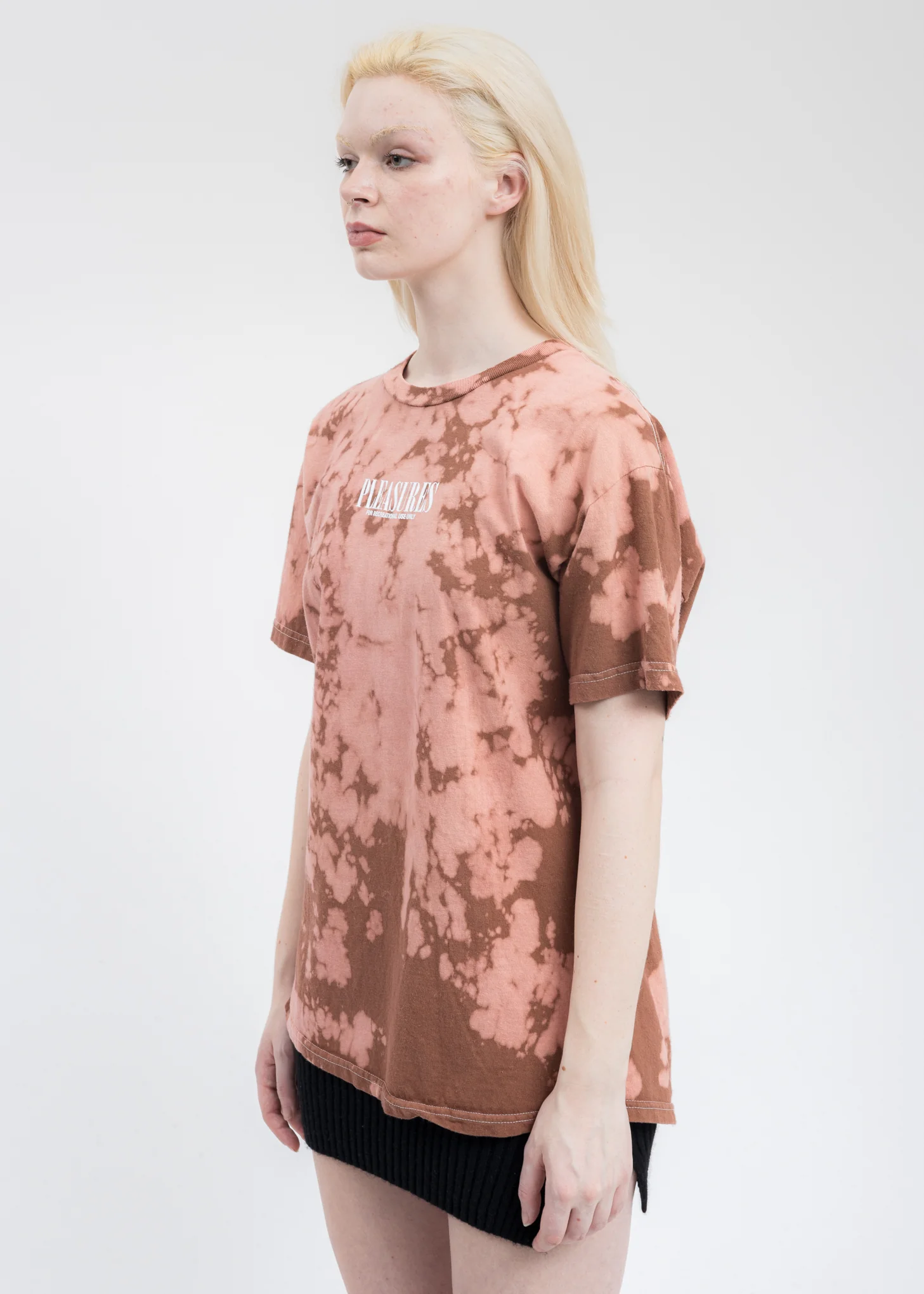 Brown Dyed Trip T-Shirt - Image 3