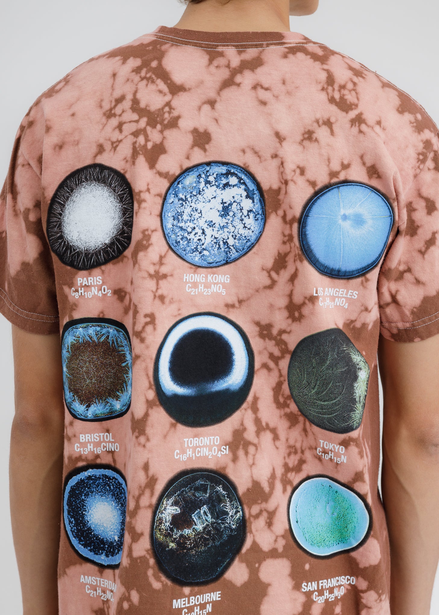 Brown Dyed Trip T-Shirt - Image 4