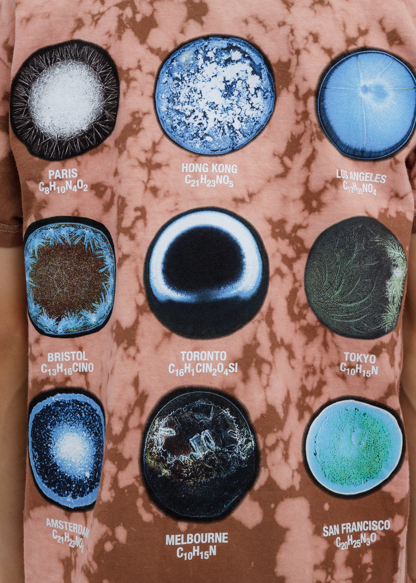 Brown Dyed Trip T-Shirt - Image 5