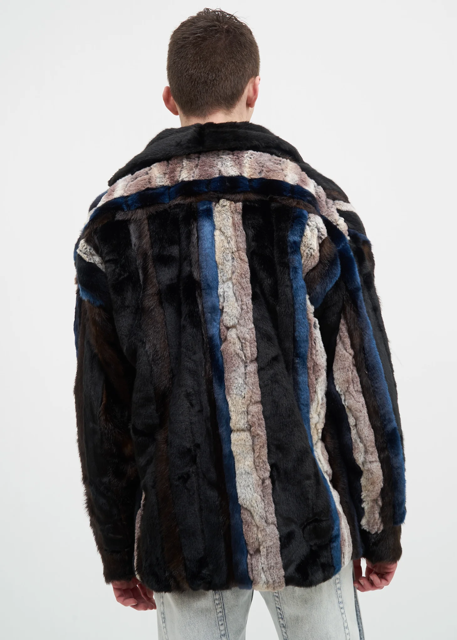 Brown Faux Fur Jacket - Image 4