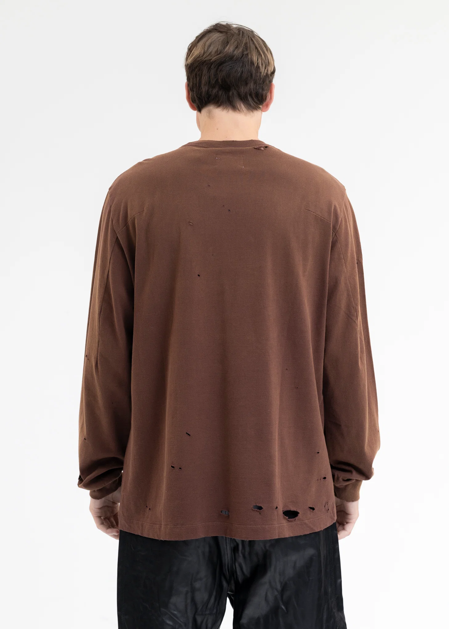 BROWN LONG SLEEVE T-SHIRT WITH MY FRIEND - Image 4