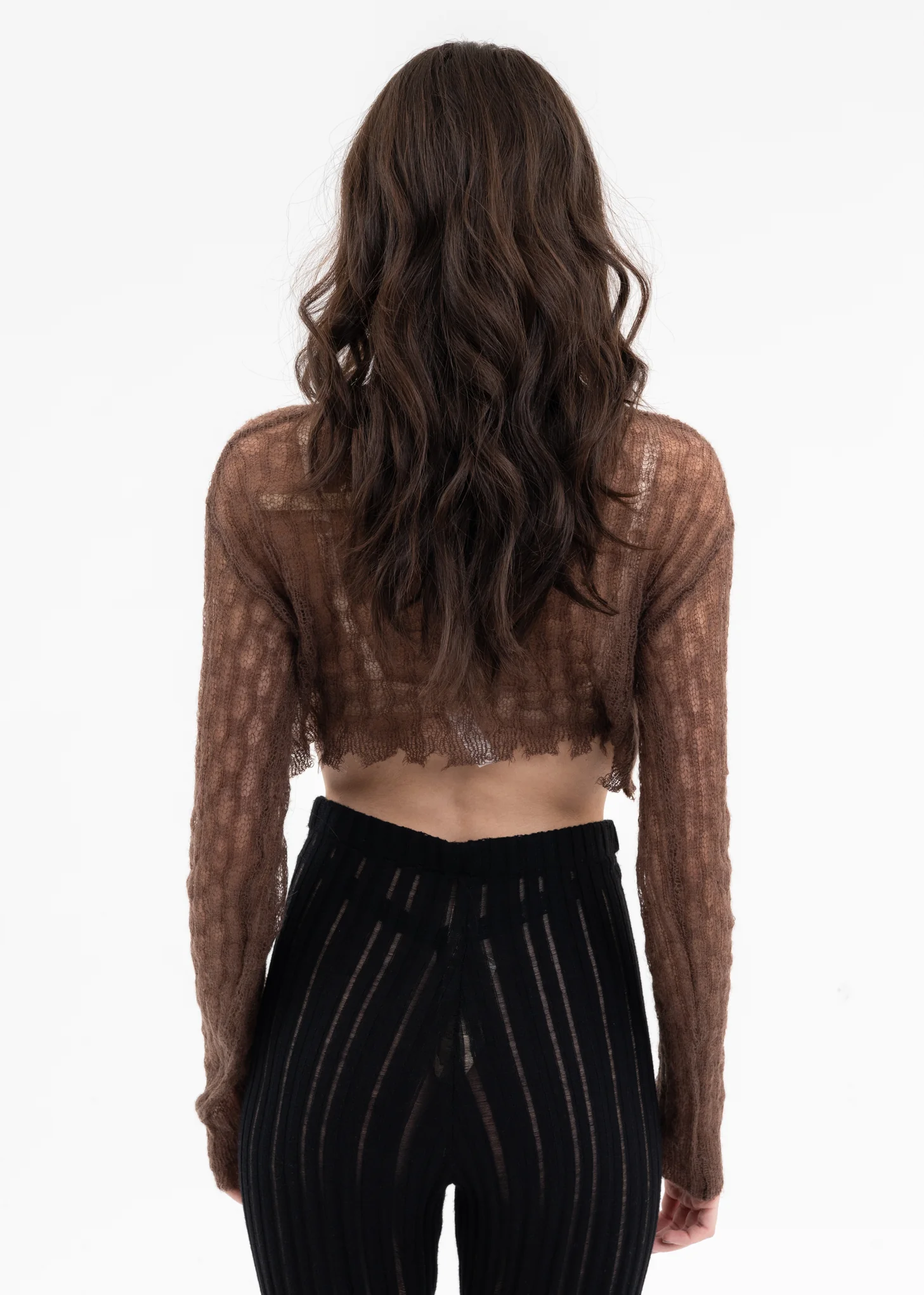 Brown Mohair Top - Image 3