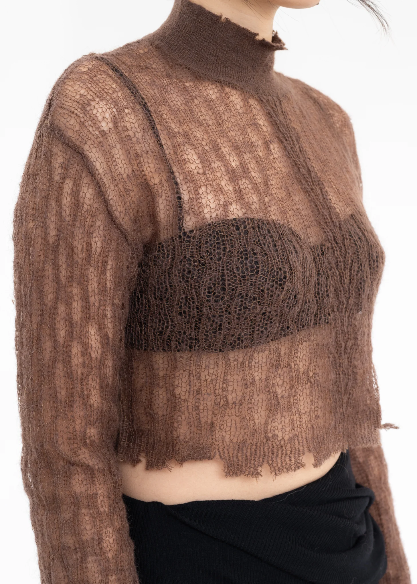 Brown Mohair Top - Image 7