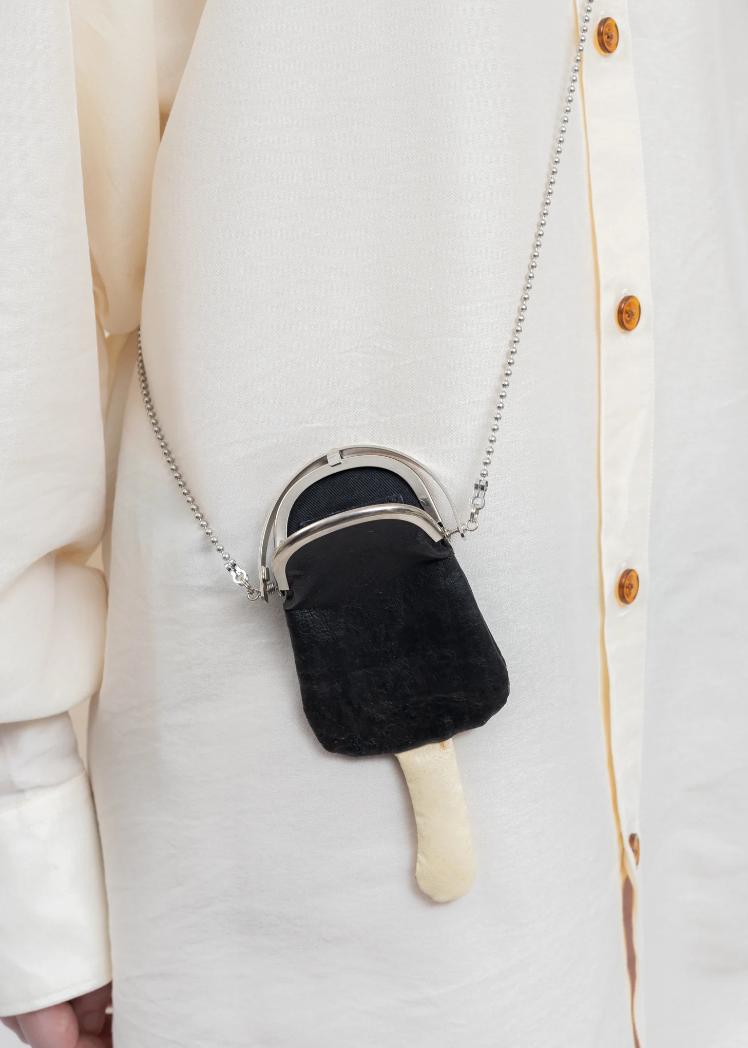 Brown MUSHROOM LEATHER MINI Bag - Image 2