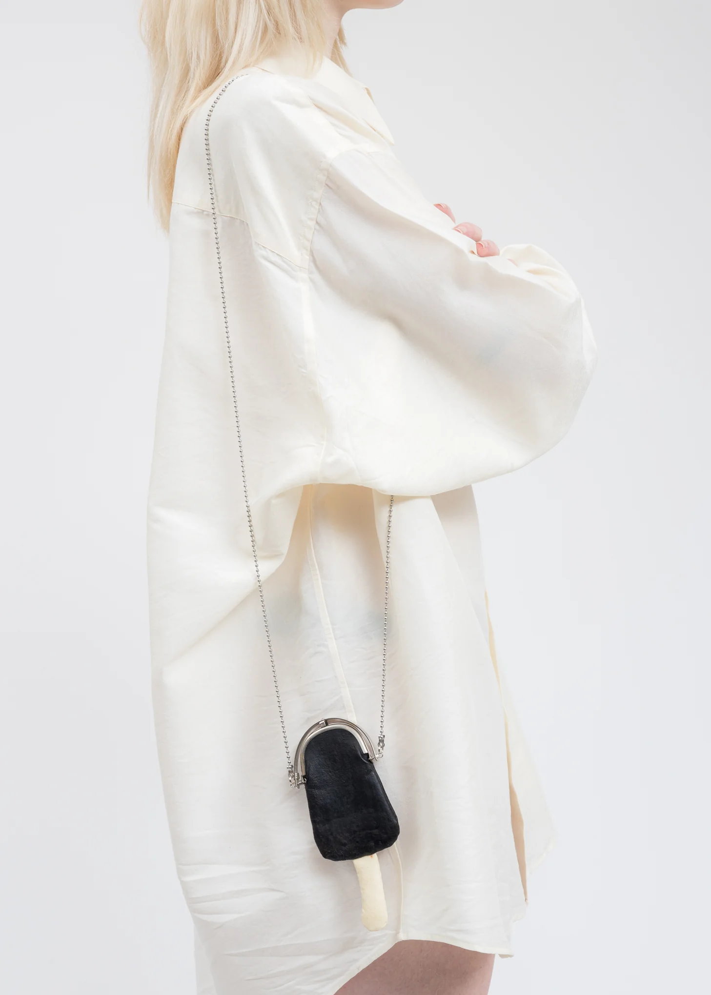 Brown MUSHROOM LEATHER MINI Bag - Image 3
