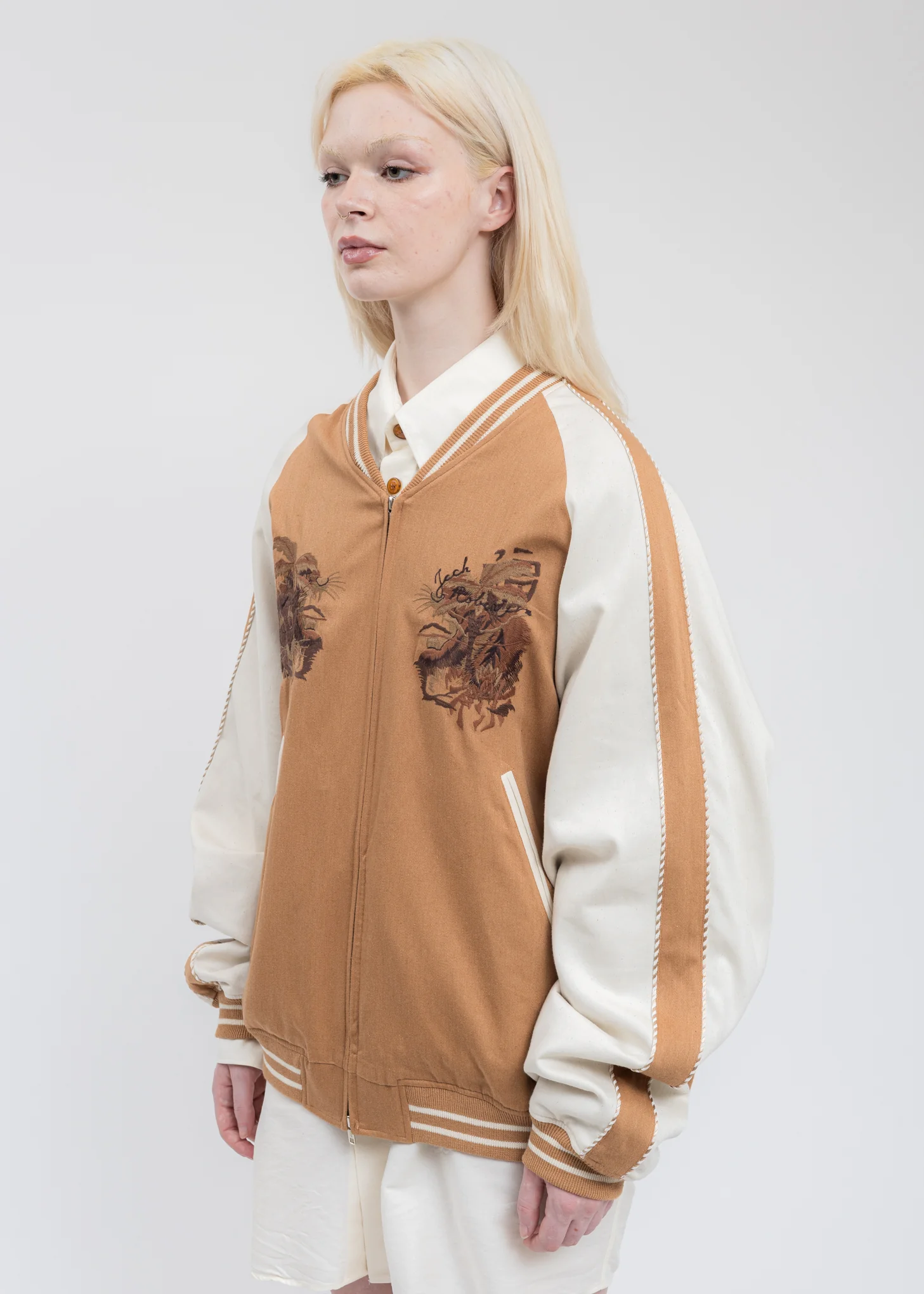 Brown ORGANIC CHAOS SOUVENIR Jacket - Image 3
