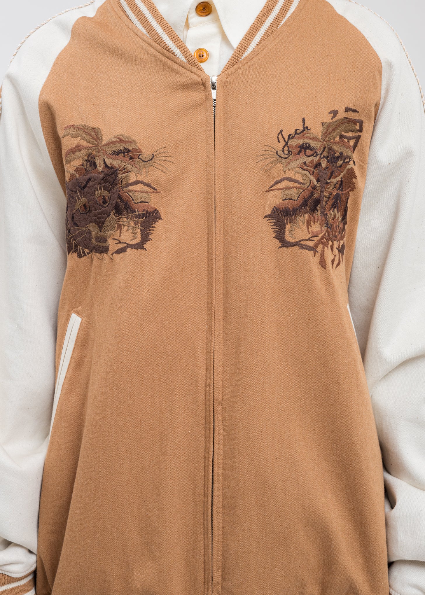 Brown ORGANIC CHAOS SOUVENIR Jacket - Image 4