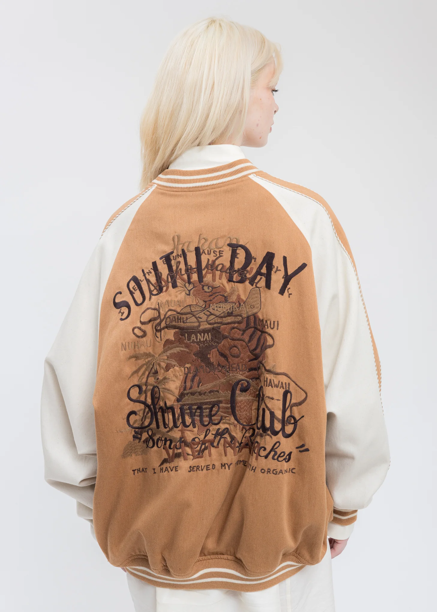 Brown ORGANIC CHAOS SOUVENIR Jacket - Image 5