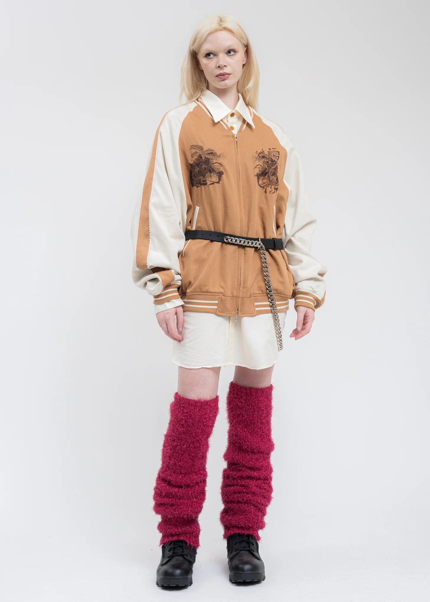 Brown ORGANIC CHAOS SOUVENIR Jacket - Image 7