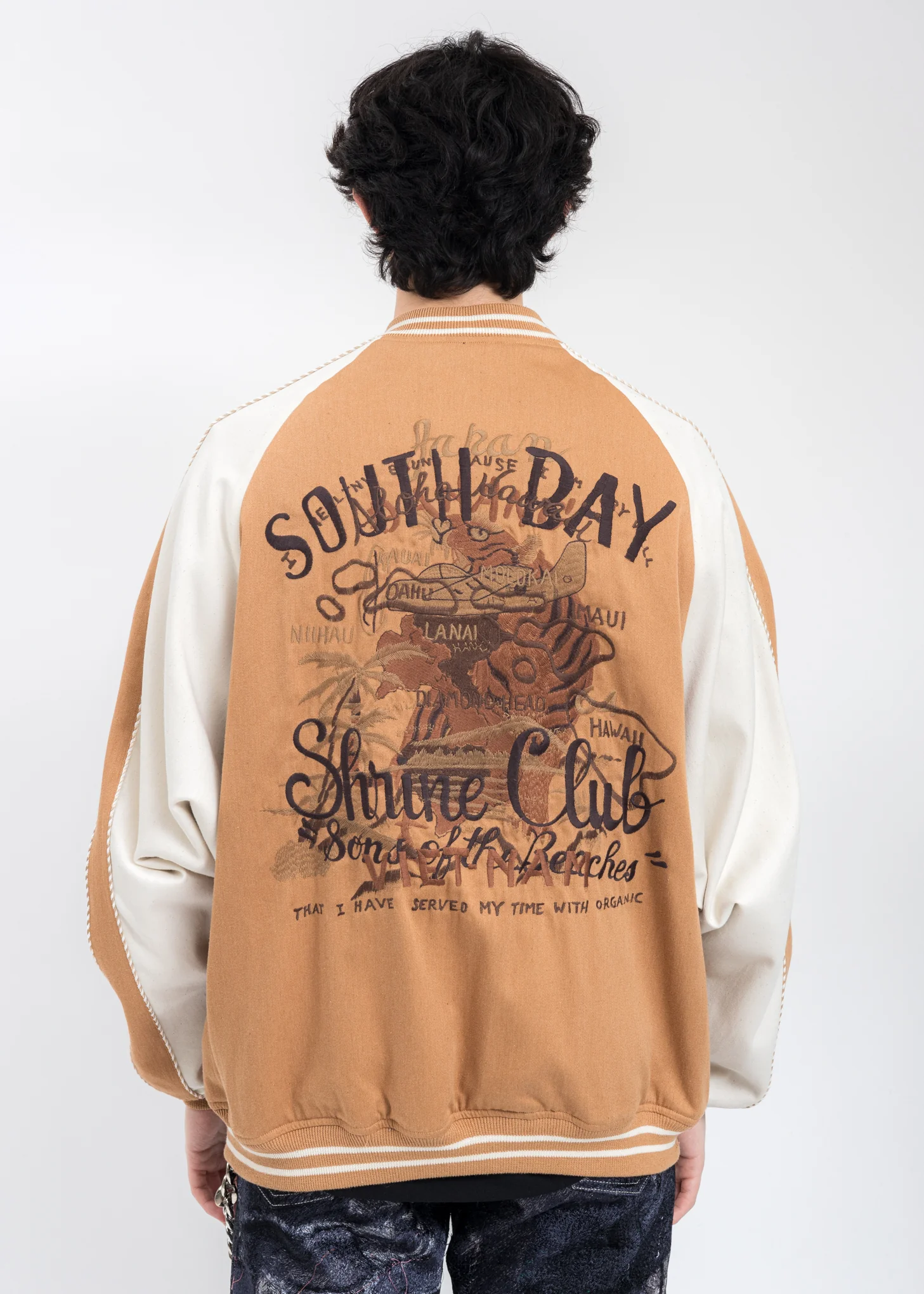 Brown ORGANIC CHAOS SOUVENIR Jacket - Image 3