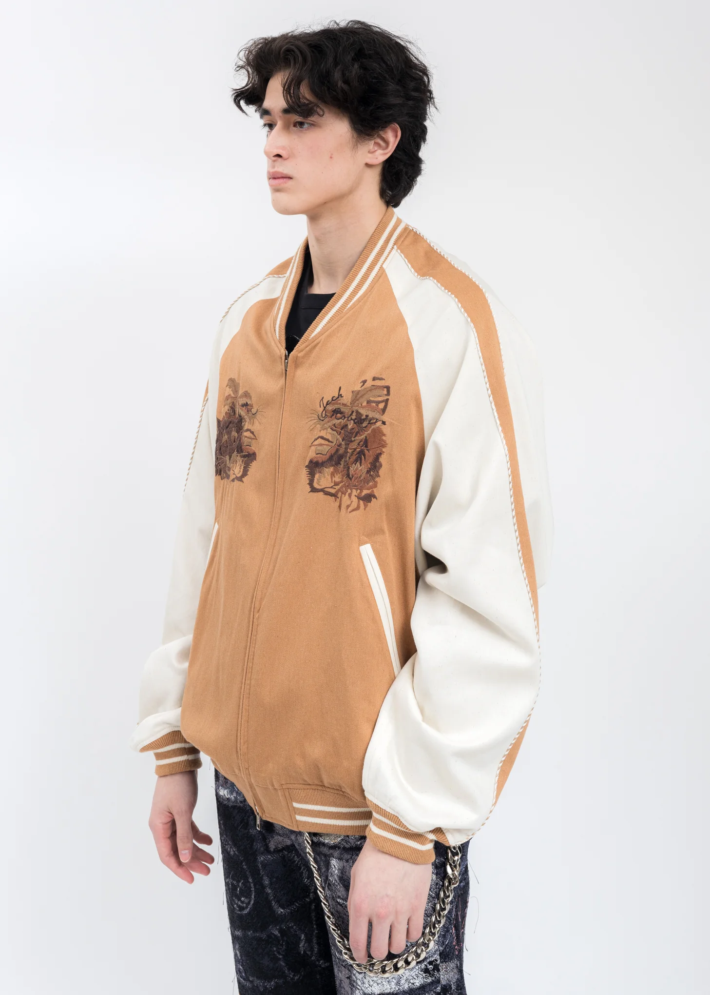 Brown ORGANIC CHAOS SOUVENIR Jacket - Image 5
