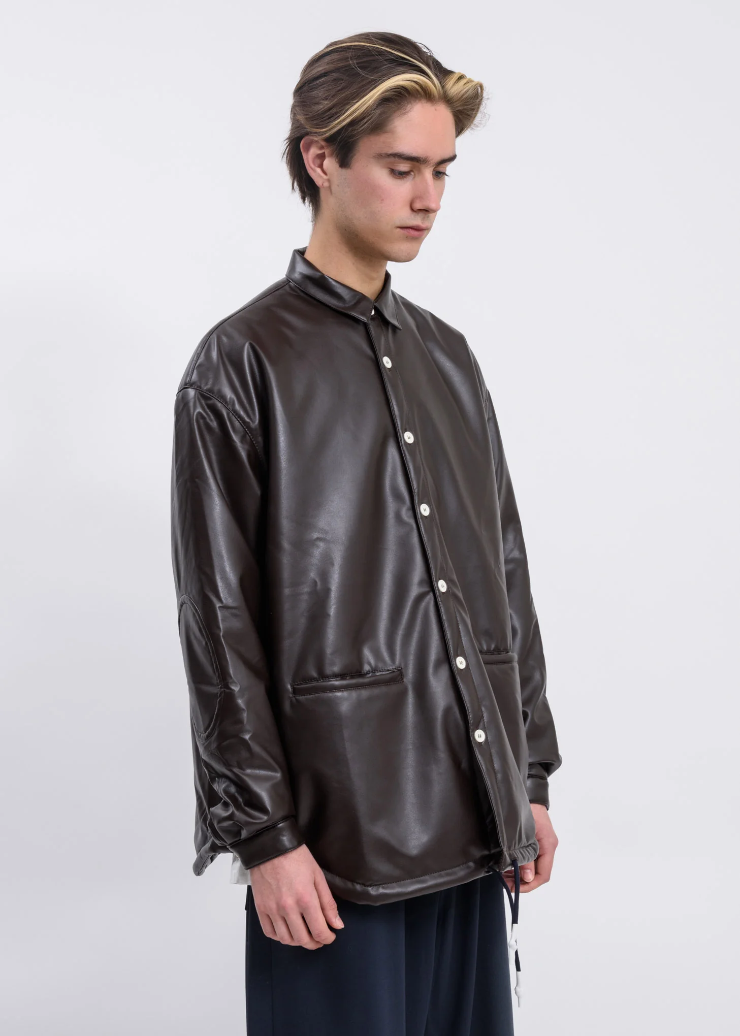 Brown Over Padded Shirt