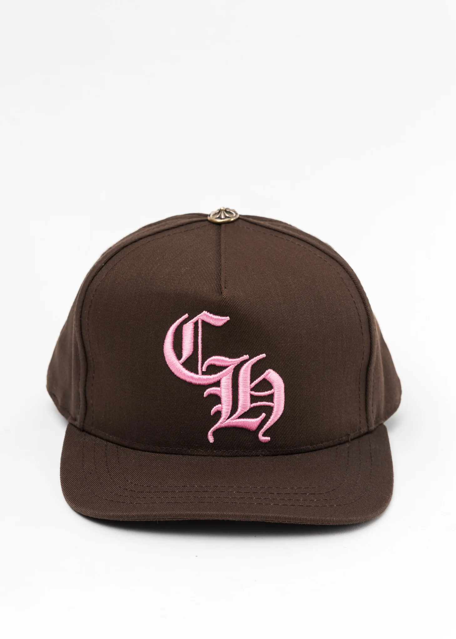 Brown Pink Hat