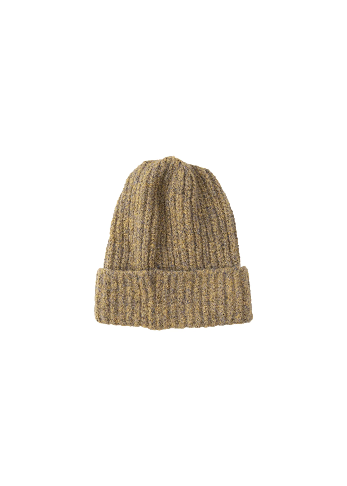 Brown Ribbed Logo Beanie - Preorder - Image 2