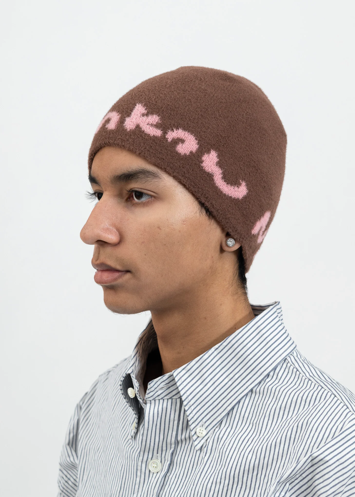 Brown Skullcap Beanie - Image 2