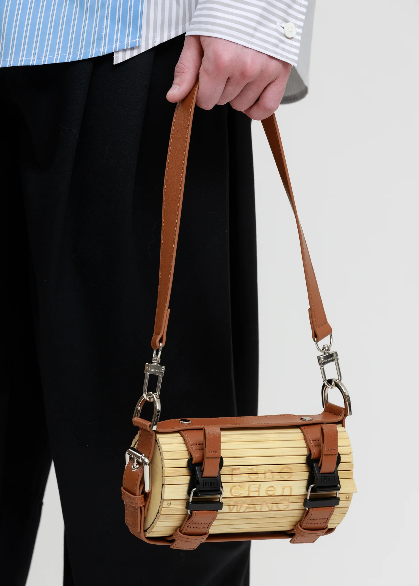 Brown Bamboo Bag - Image 3