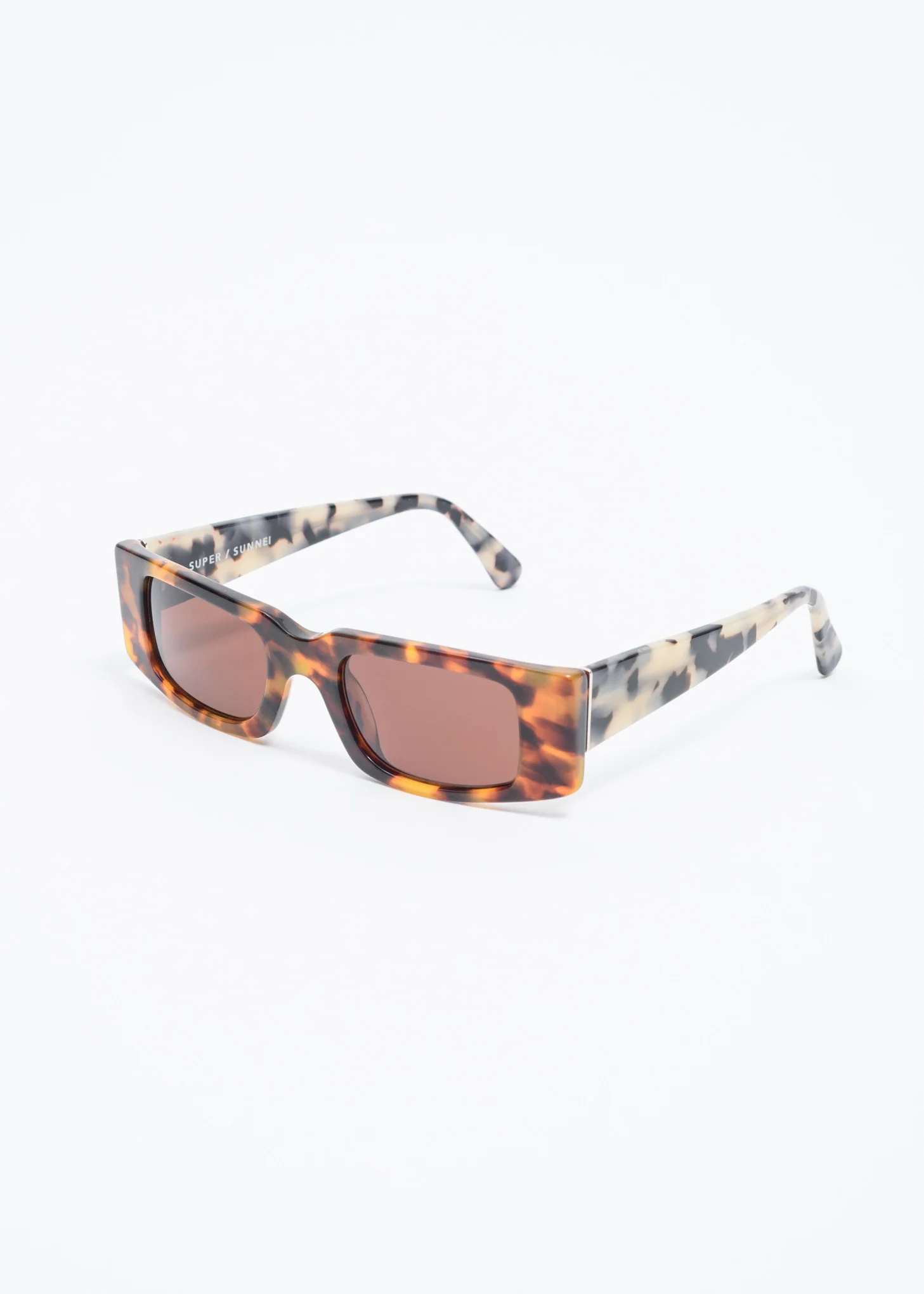 Brown Square Sunglasses