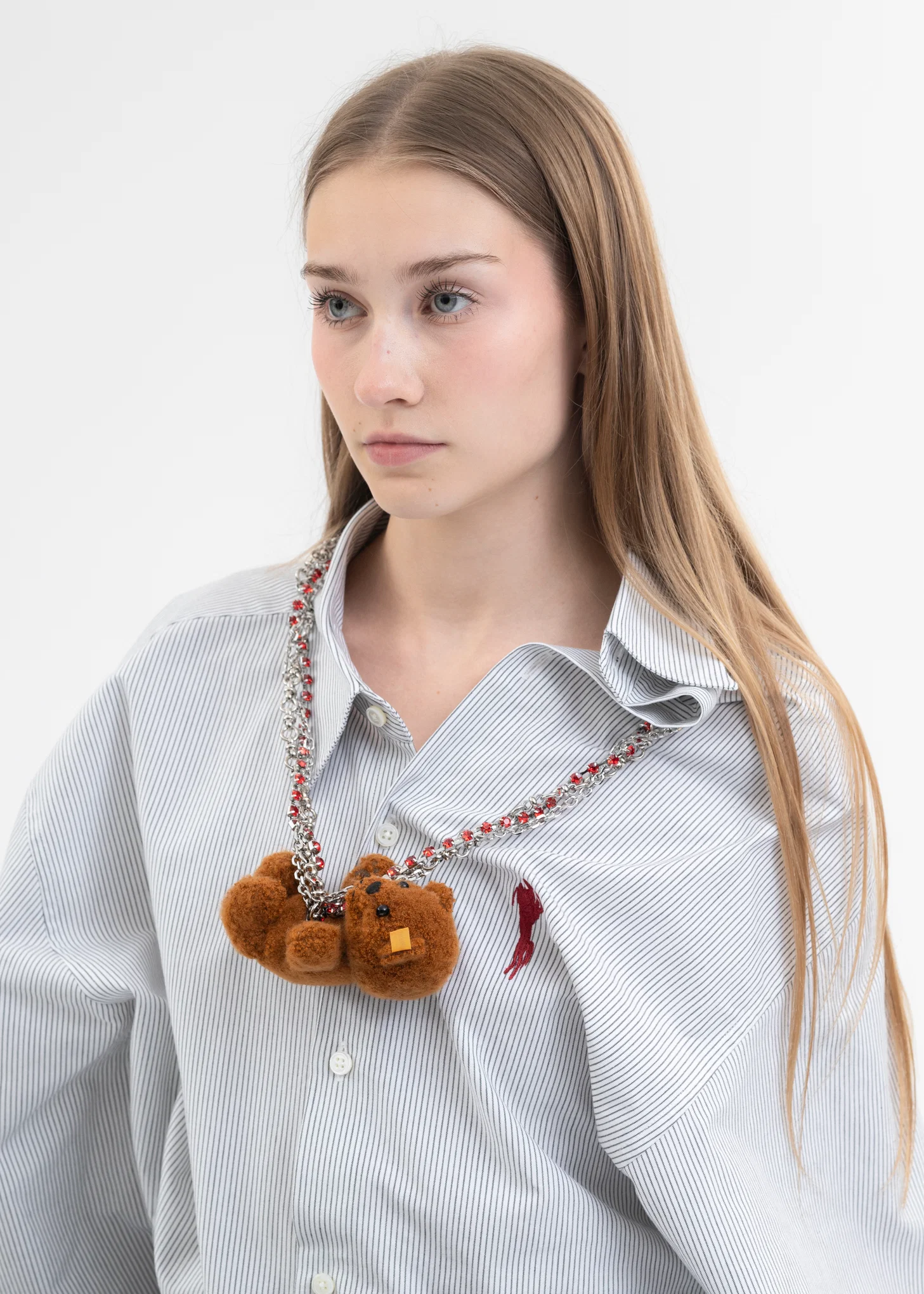 BROWN STUFFED BEAR NECKLACE - Image 8