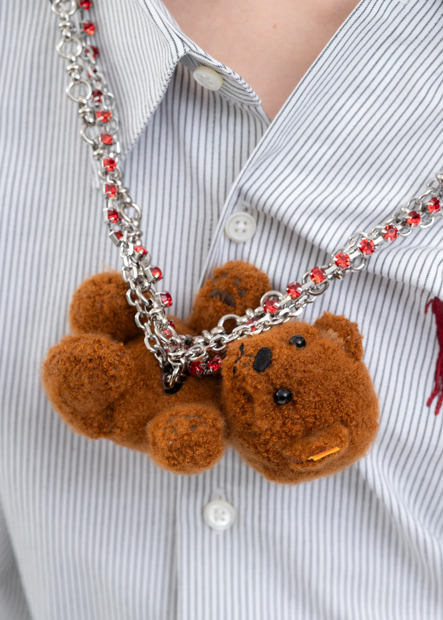 BROWN STUFFED BEAR NECKLACE - Image 9