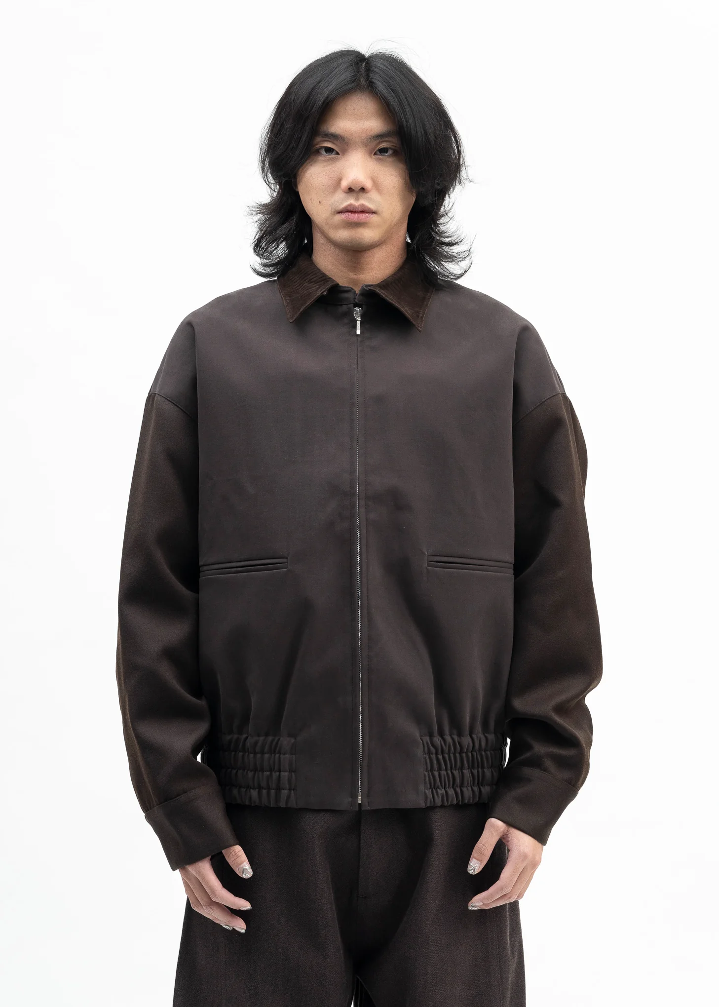 BRUSHED DOUBLE TWILL NOTO BLOUSON