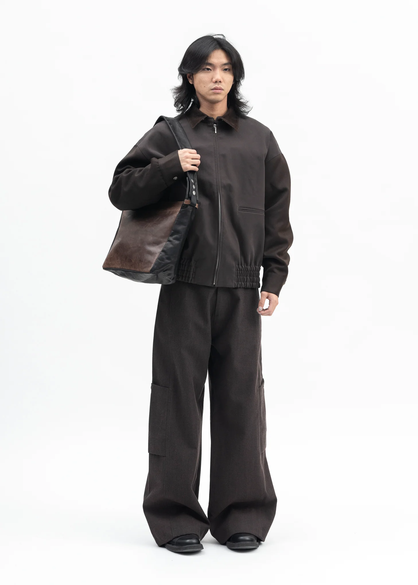 BRUSHED DOUBLE TWILL NOTO BLOUSON - Image 6